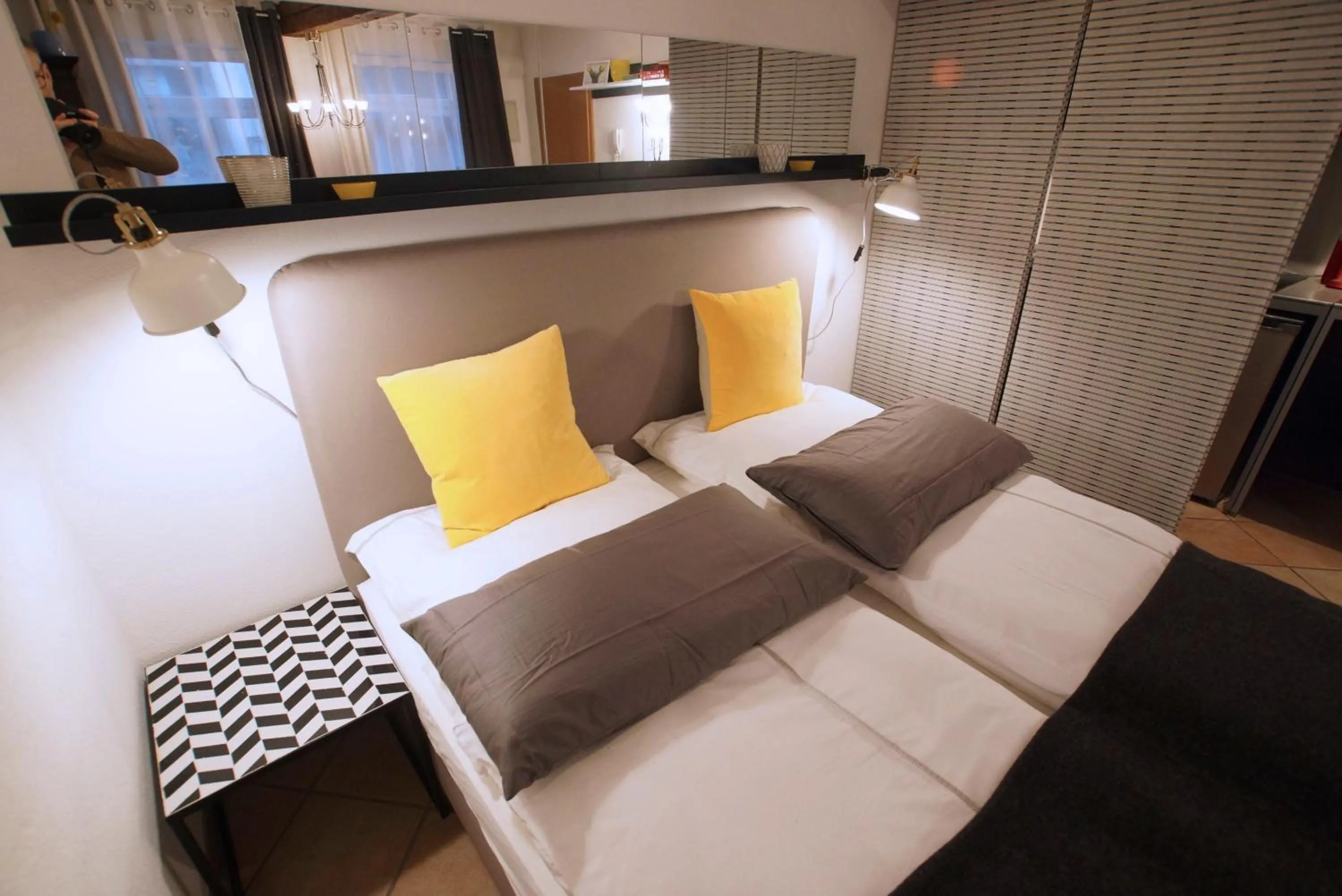 Bed in Rheintor-Apartment