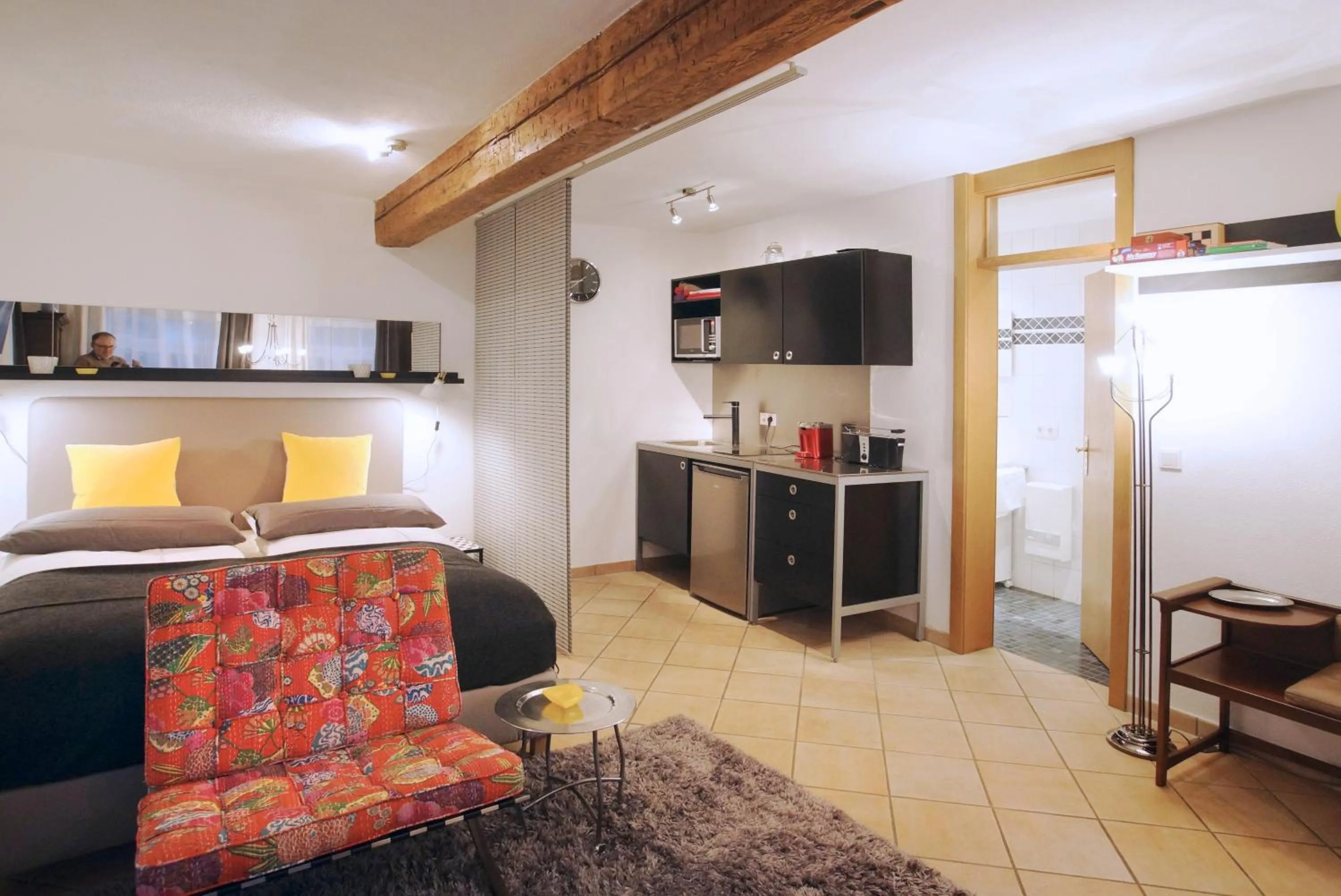 Photo of the whole room in Rheintor-Apartment
