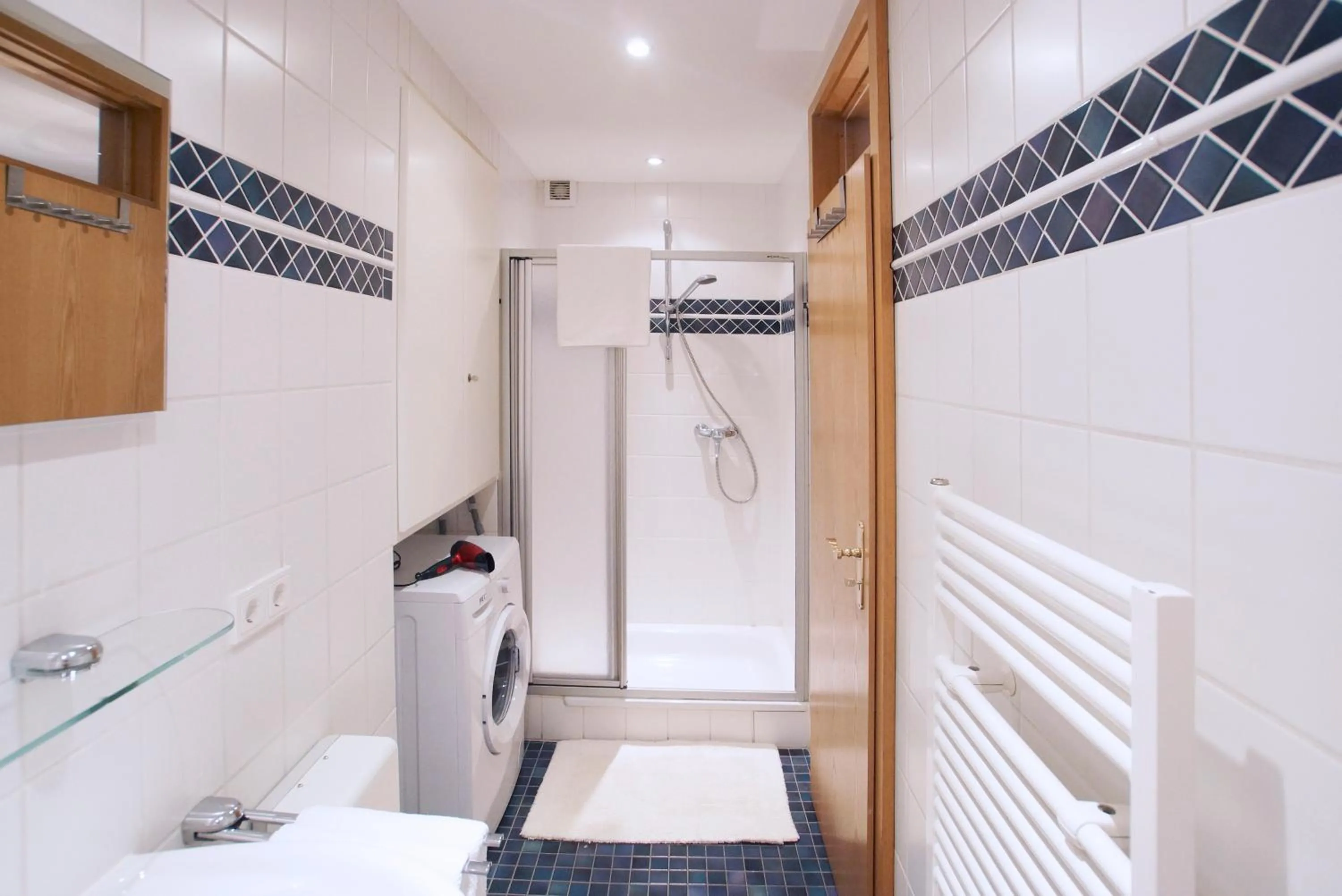 Shower in Rheintor-Apartment