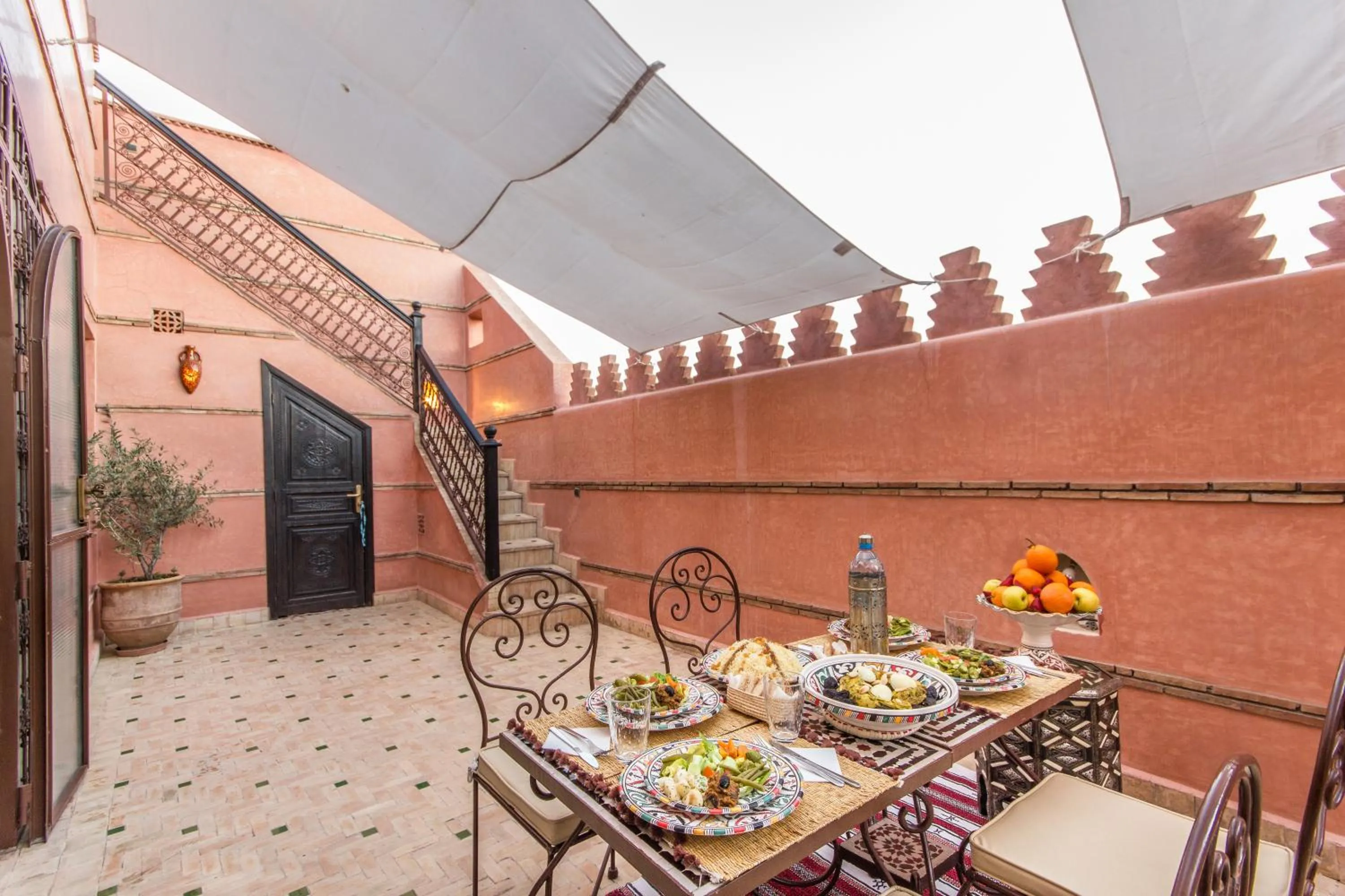 Balcony/Terrace in Riad Lamya Marrakech