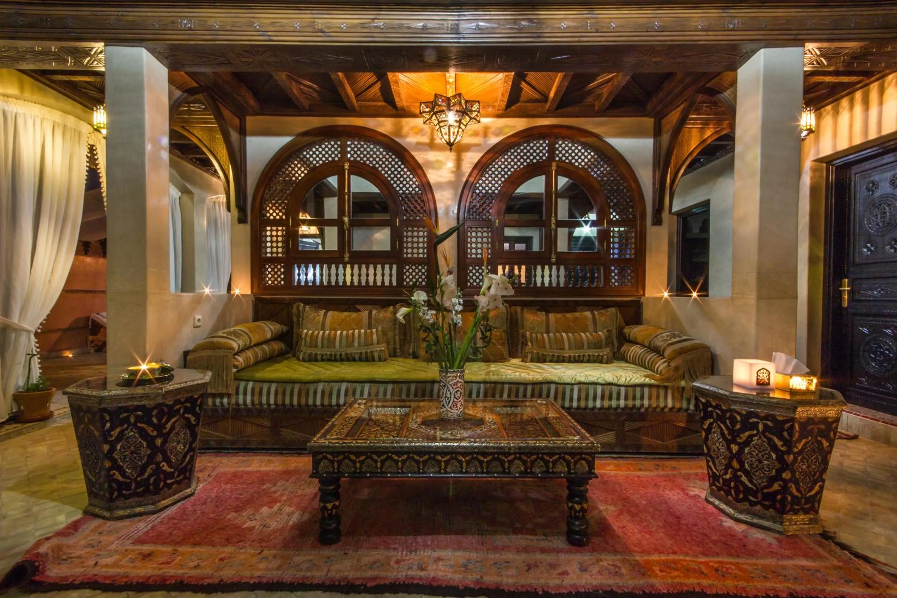 Living room in Riad Lamya Marrakech