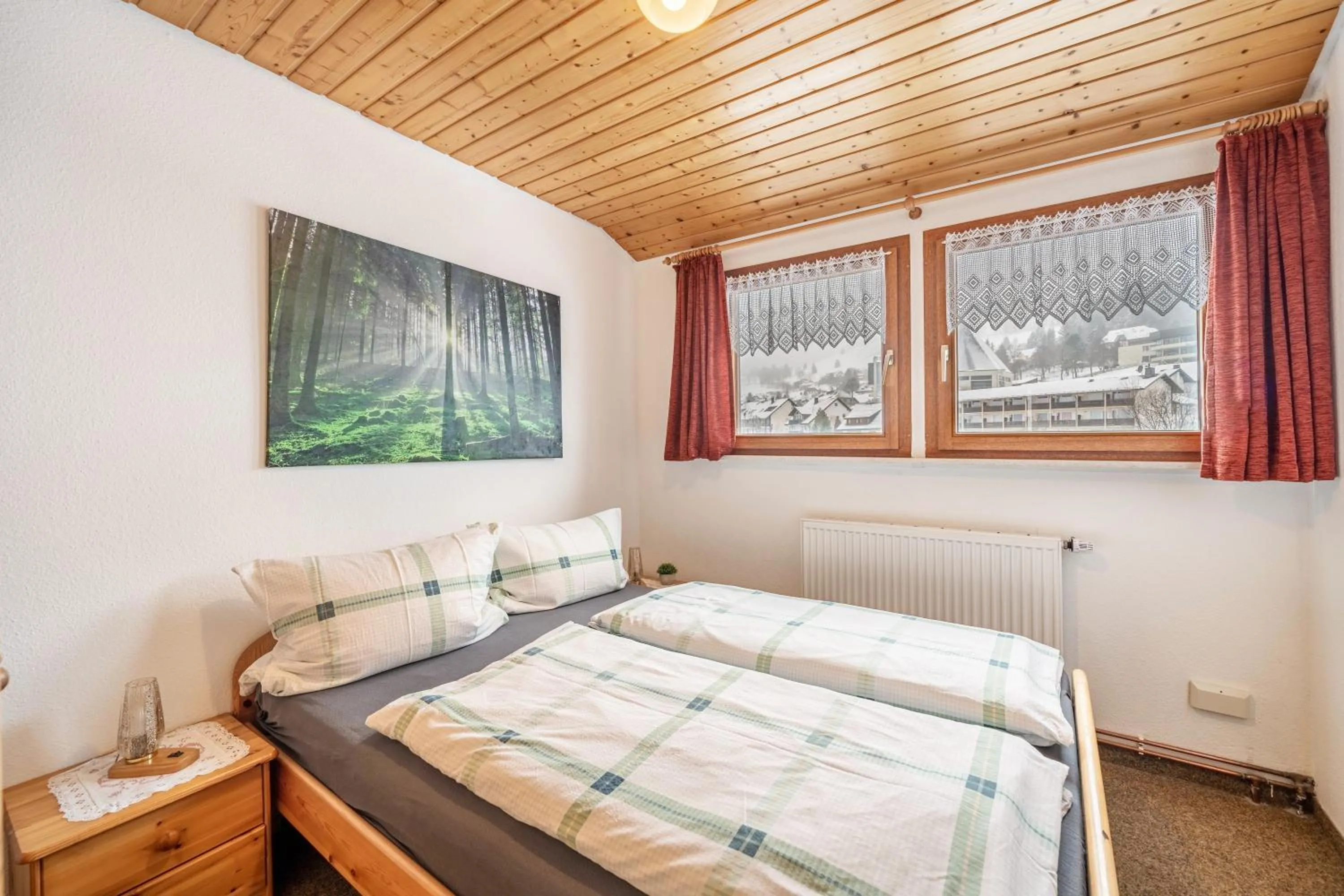 Property building, Bed in Haus Schöneck