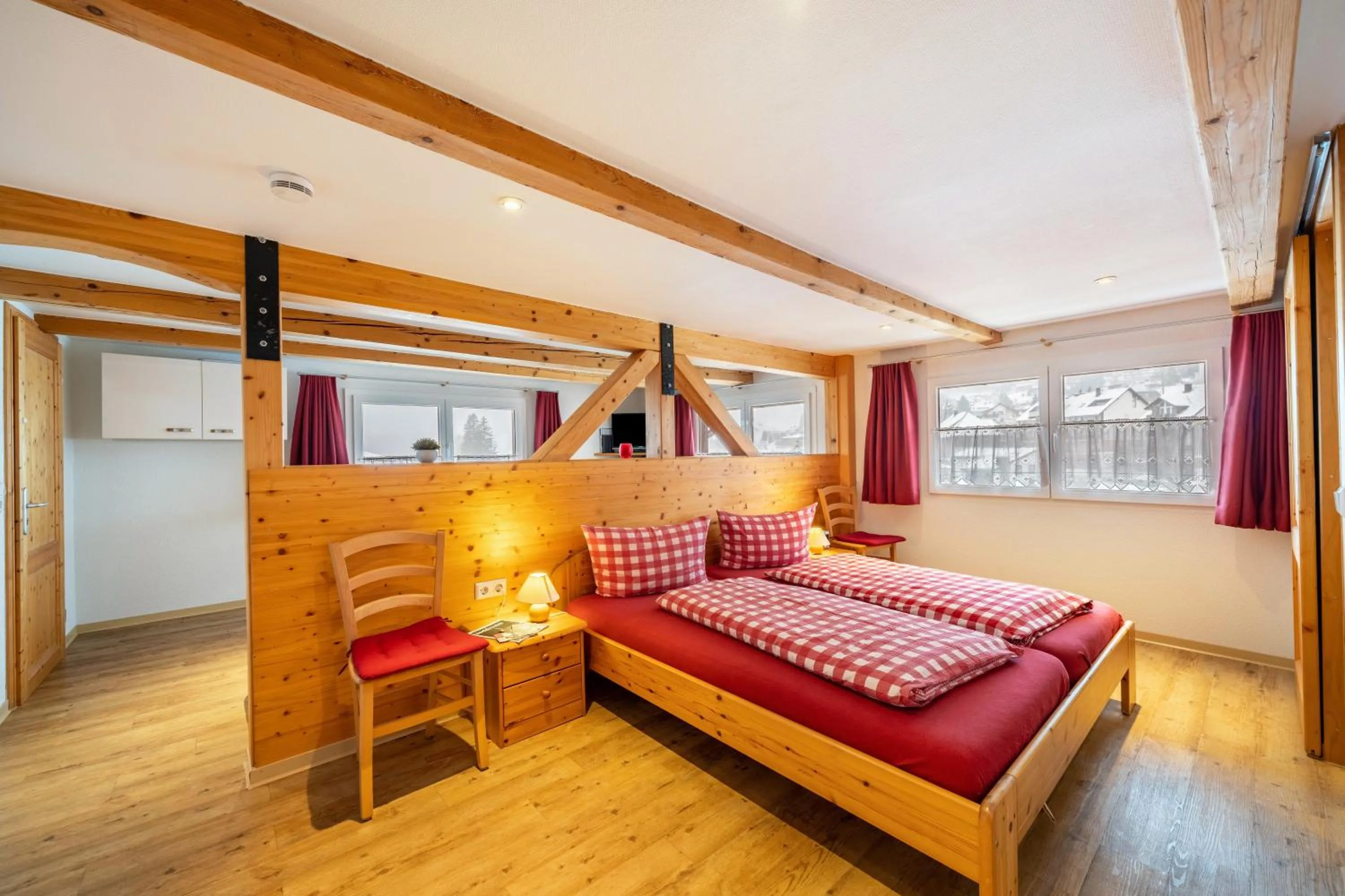 Property building, Bed in Haus Schöneck