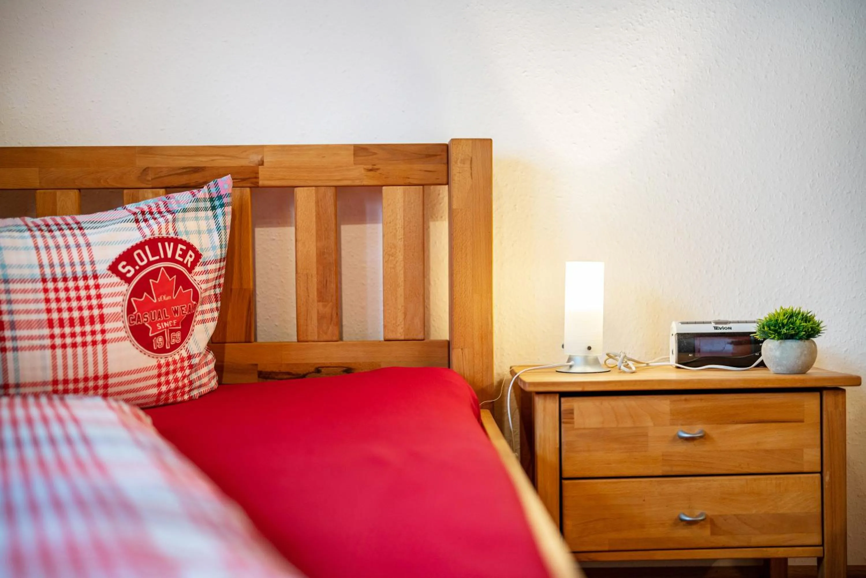 Living room, Bed in Haus Schöneck
