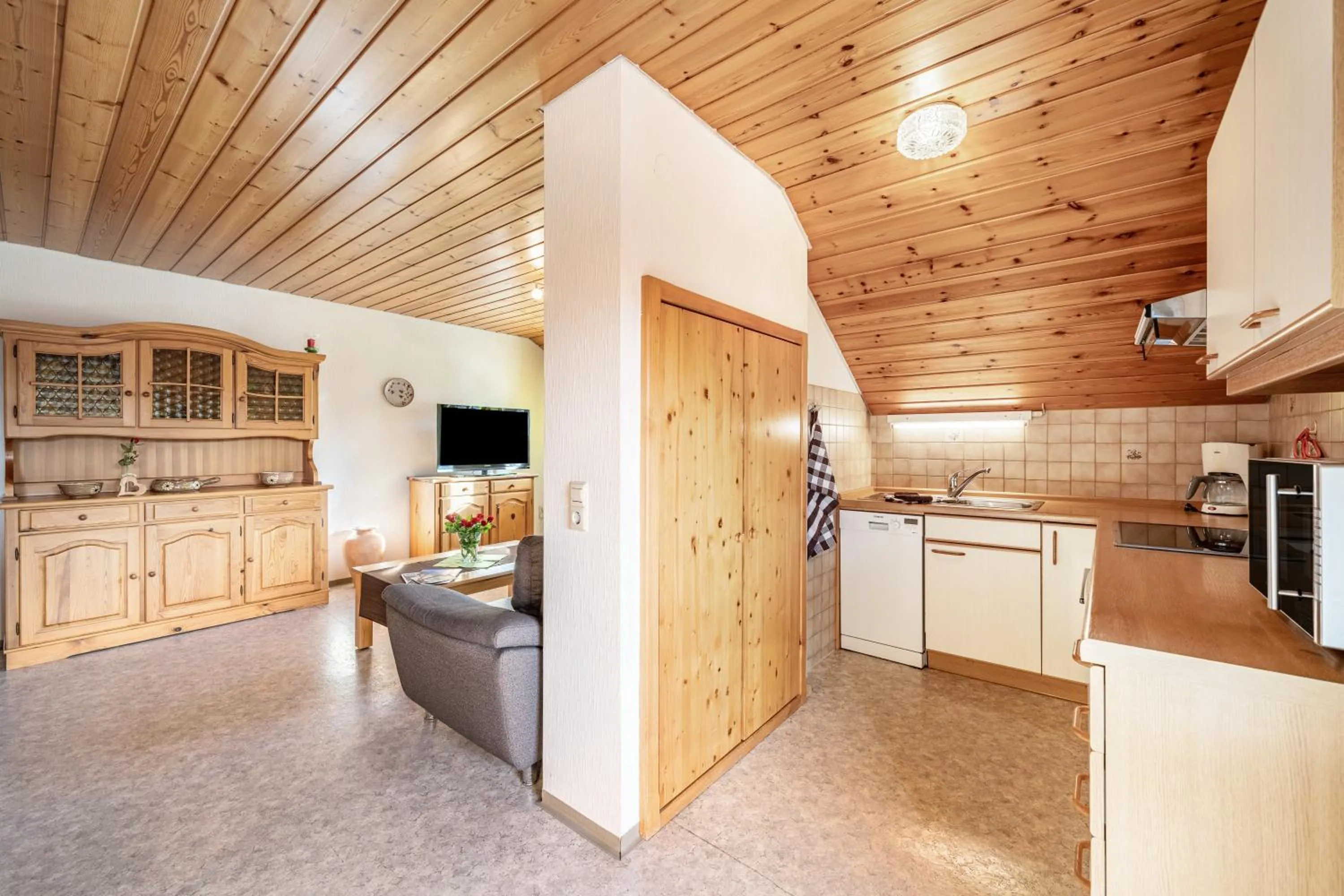 Kitchen or kitchenette in Haus Schöneck