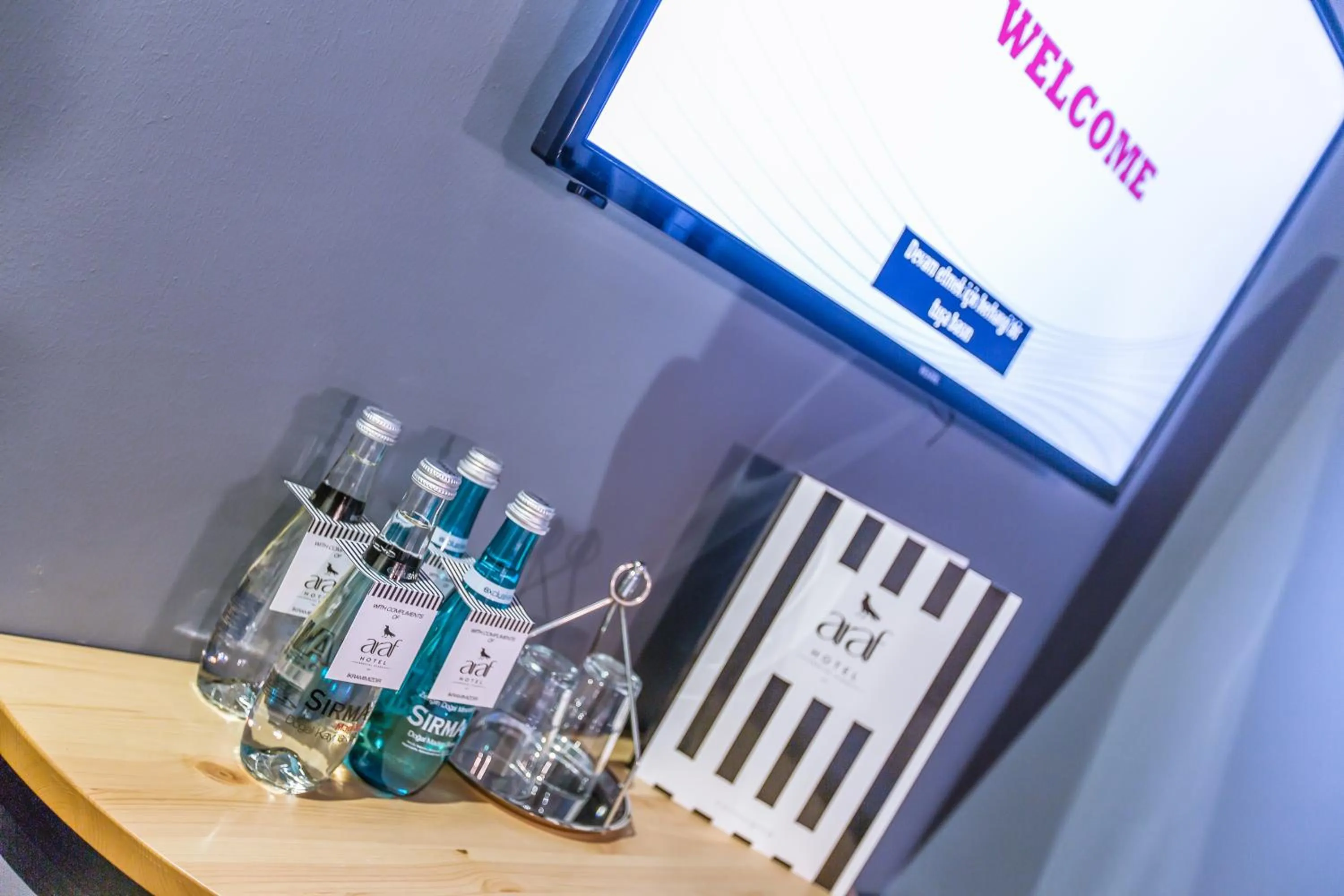 Food and drinks in Araf Hotel