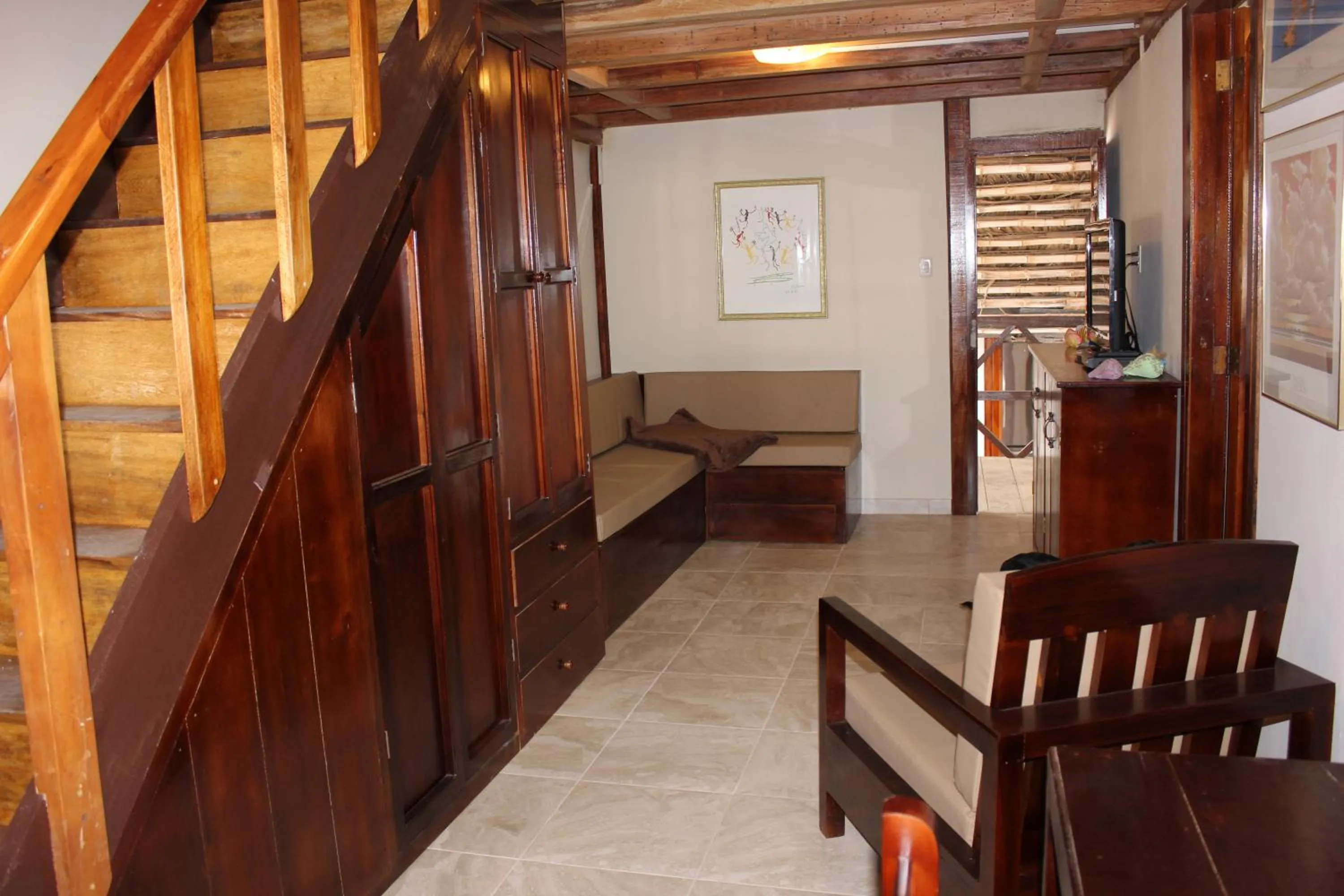 Communal lounge/ TV room in Casa Aventura