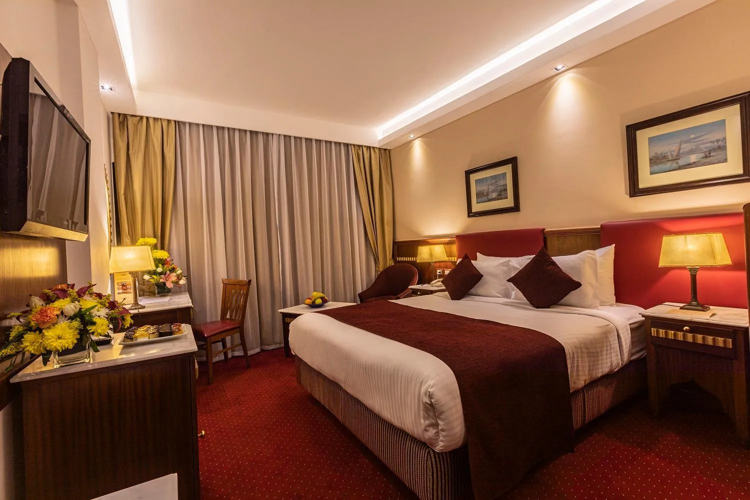 Photo of the whole room, Bed in Hotel Flamenco Cairo