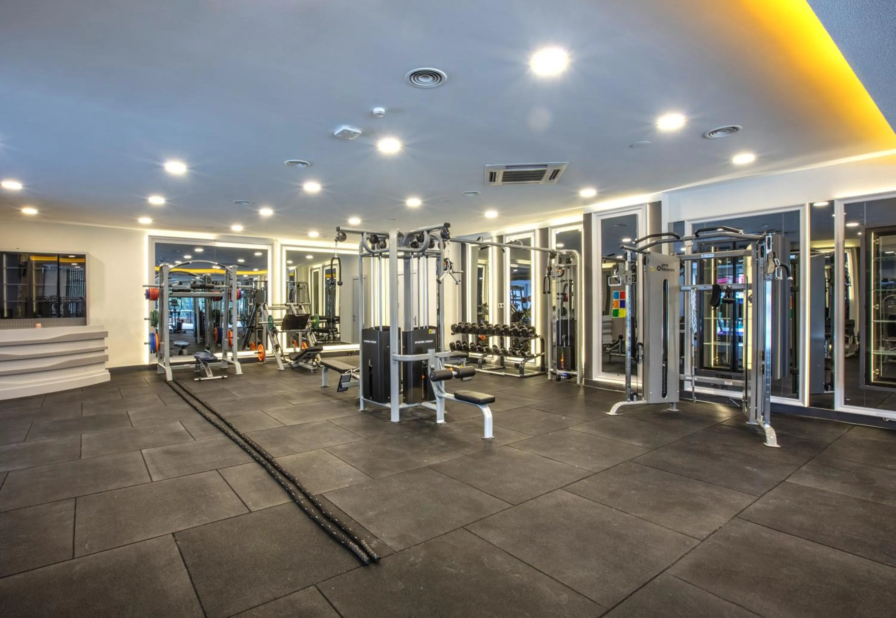 Fitness centre/facilities in Ramada Hotel & Suites by Wyndham Kusadasi