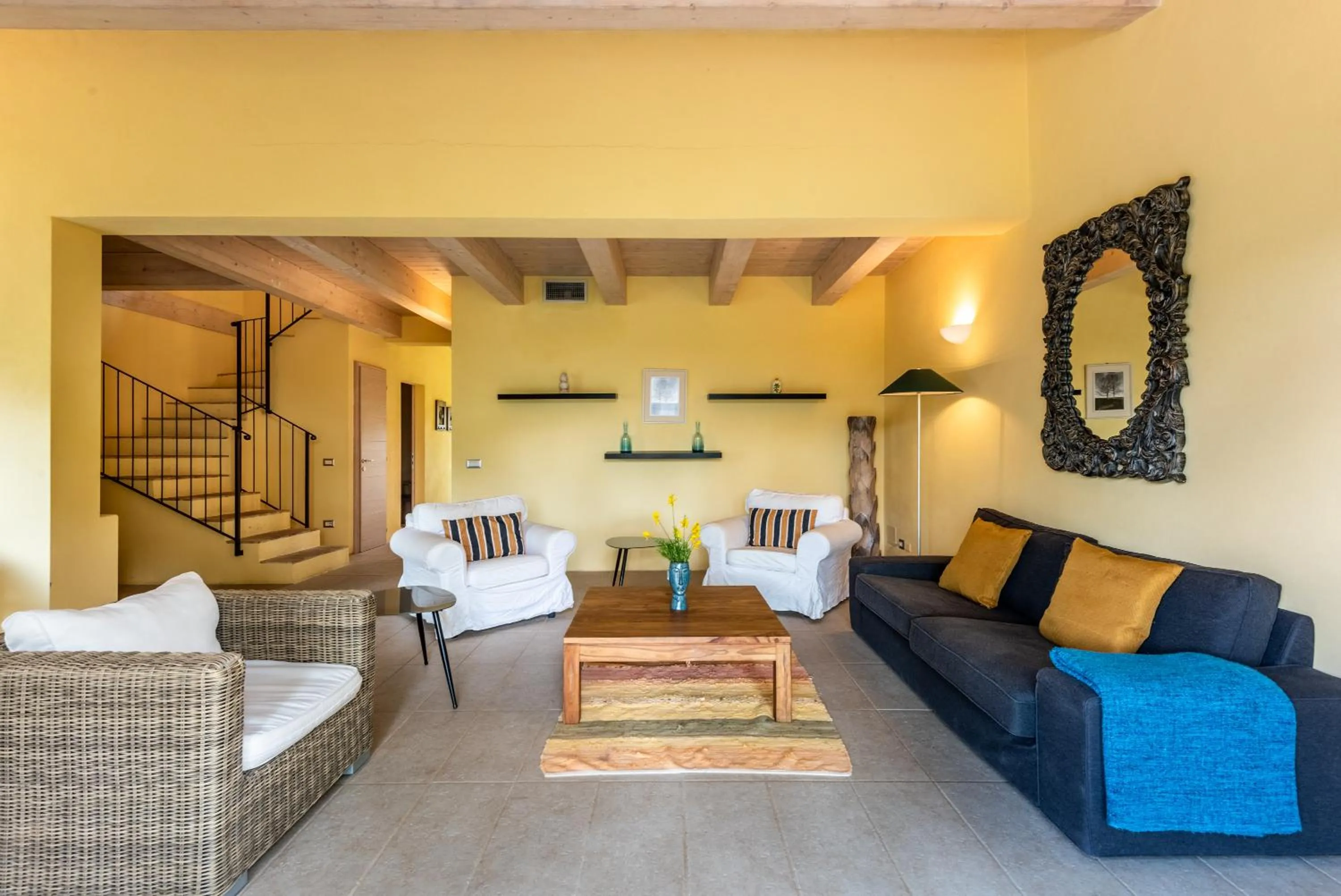 Living room, Bed in Cignella Resort