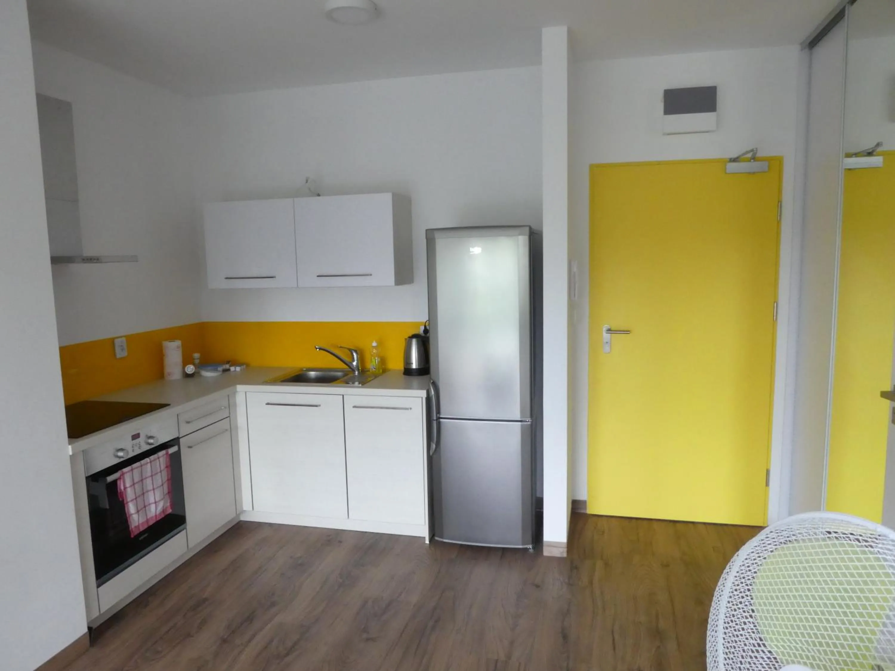 Kitchen or kitchenette in Cube Apartamenty