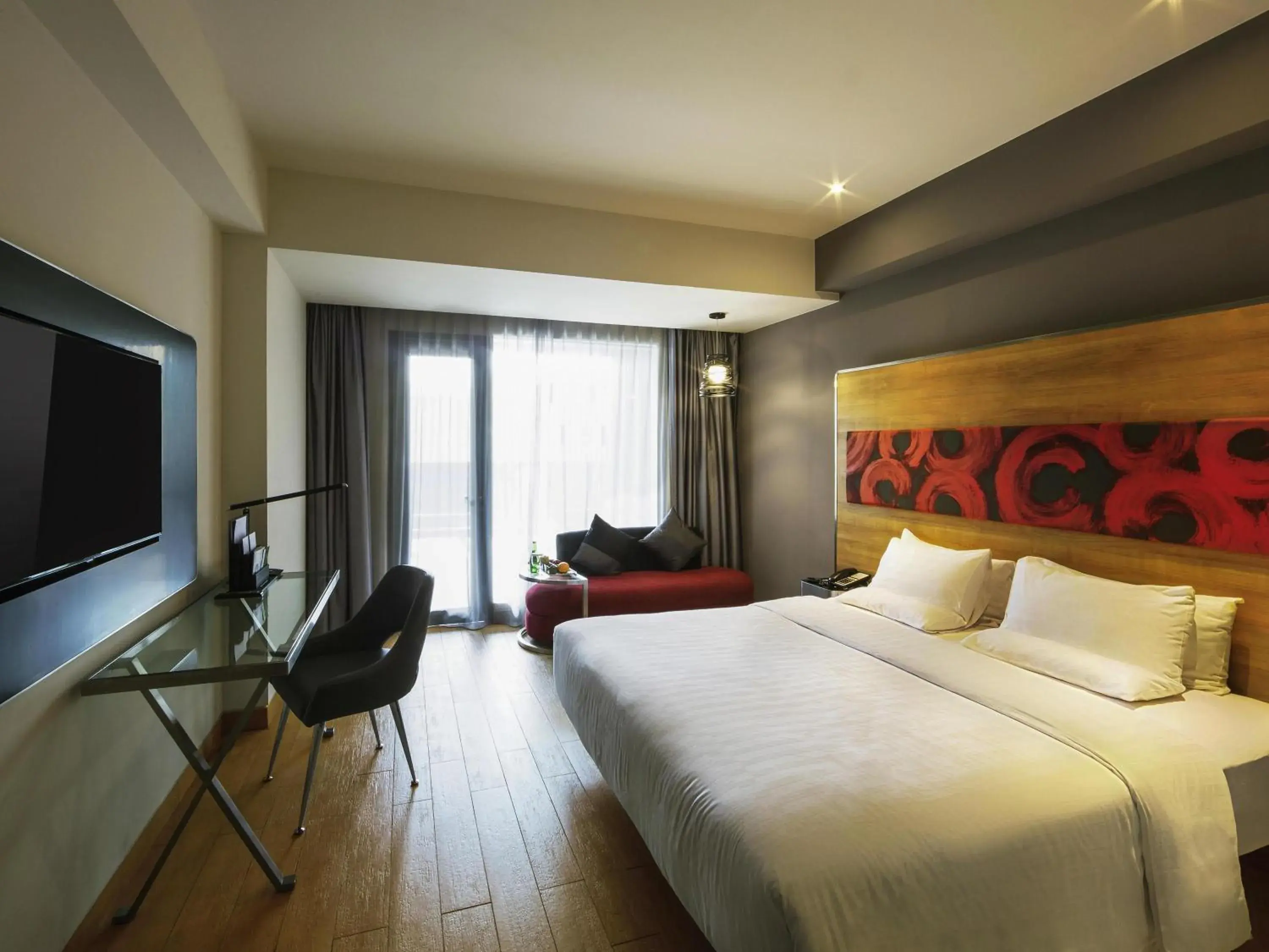 Deluxe Double Room with Balcony in Novotel Pekanbaru Deluxe Double Room with Balcony in Novotel Pekanbaru