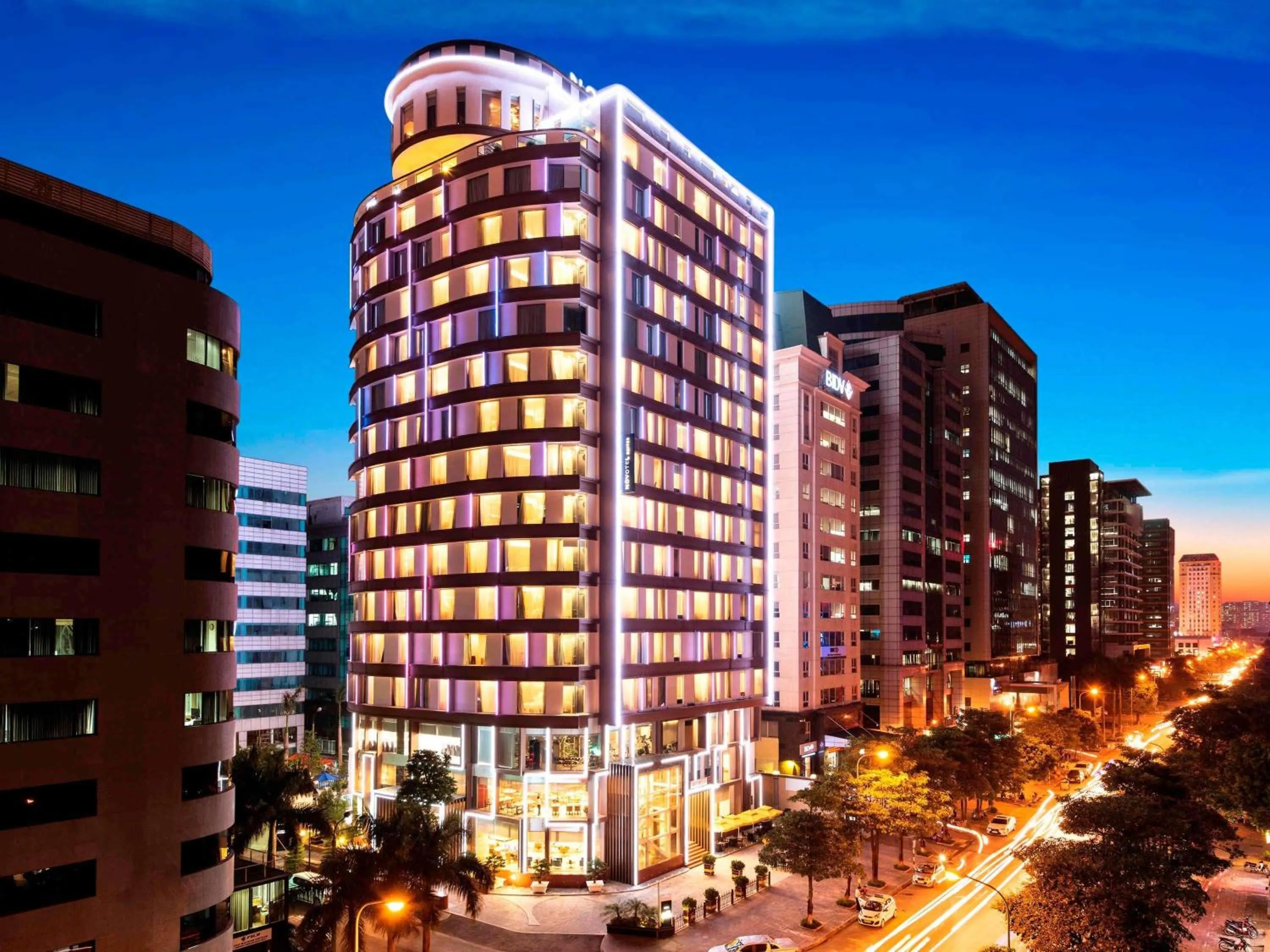 Property building in Novotel Suites Hanoi