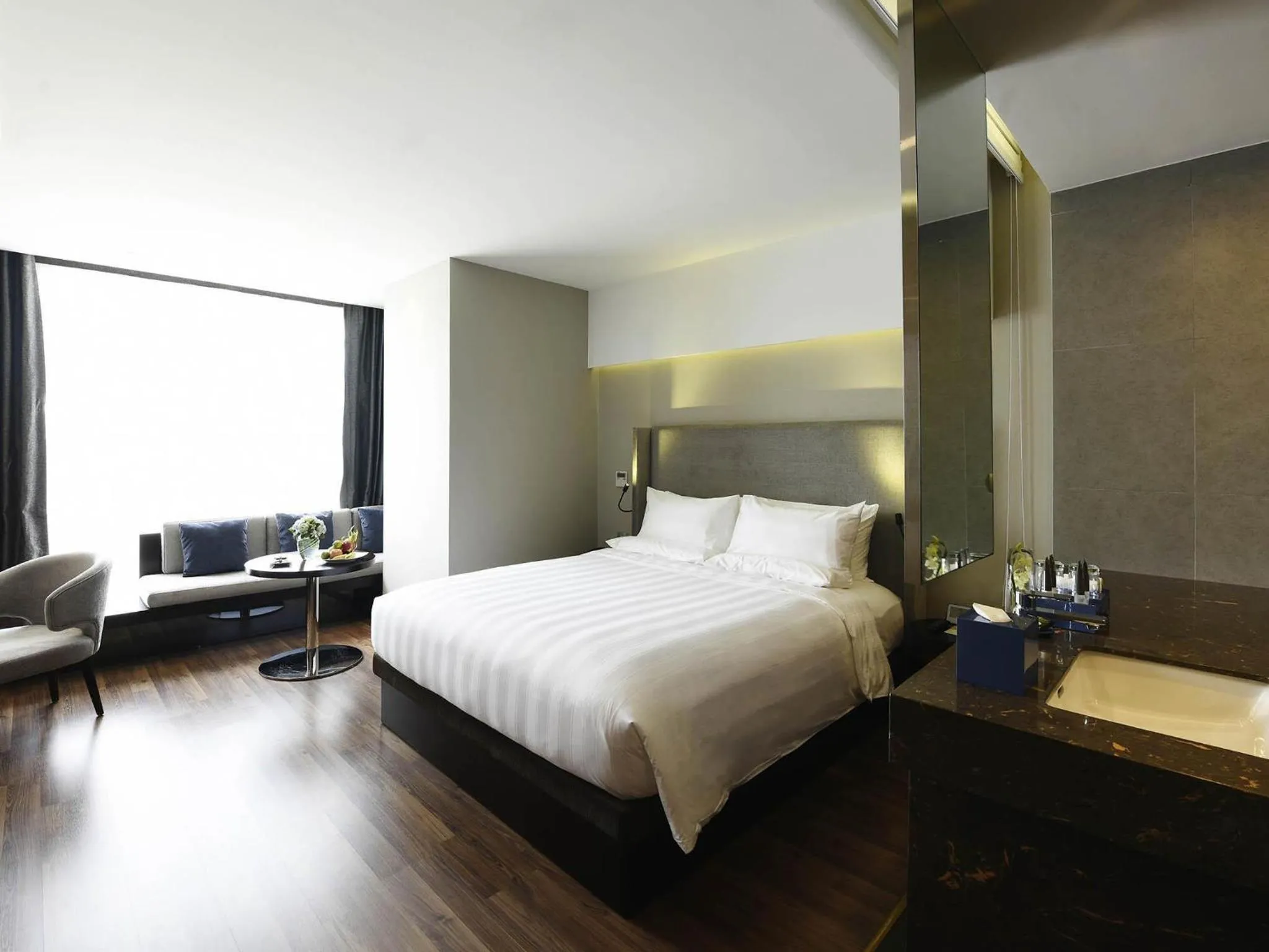 Bedroom, Bed in Novotel Suites Hanoi