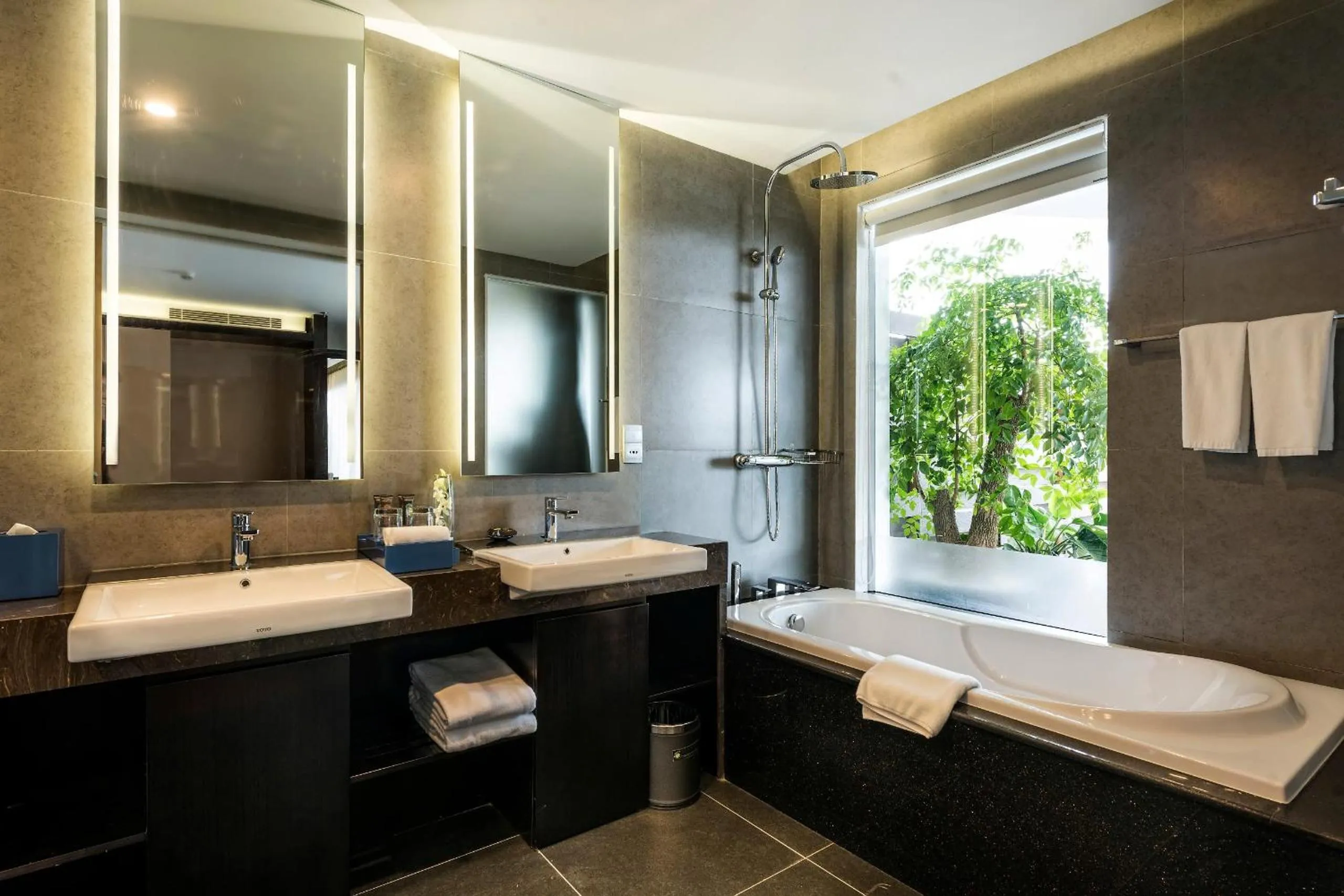 Bathroom in Novotel Suites Hanoi