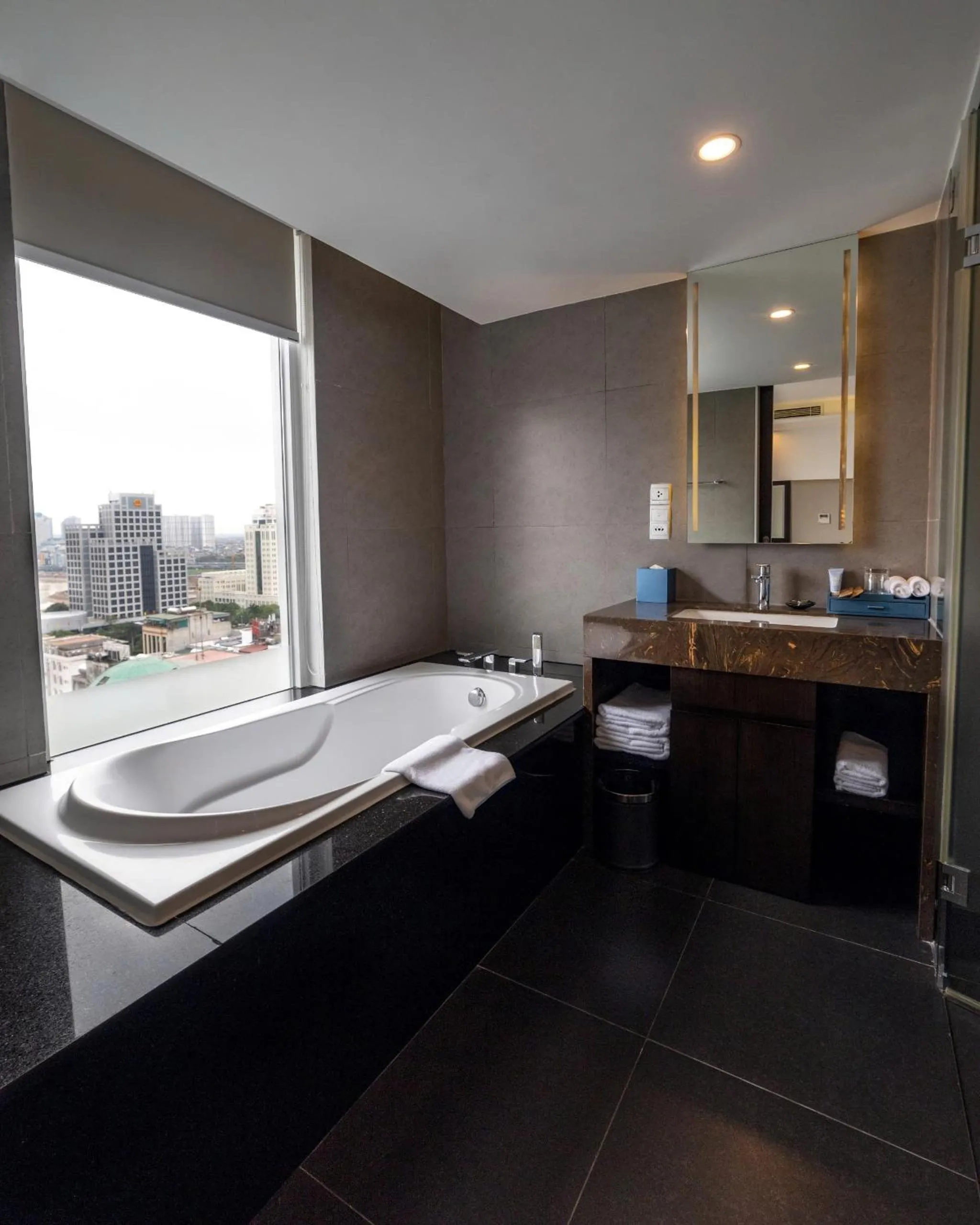 Bathroom in Novotel Suites Hanoi