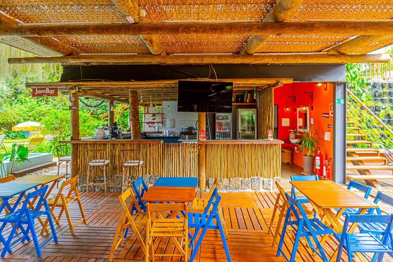 Lounge or bar in Pousada Jamboo