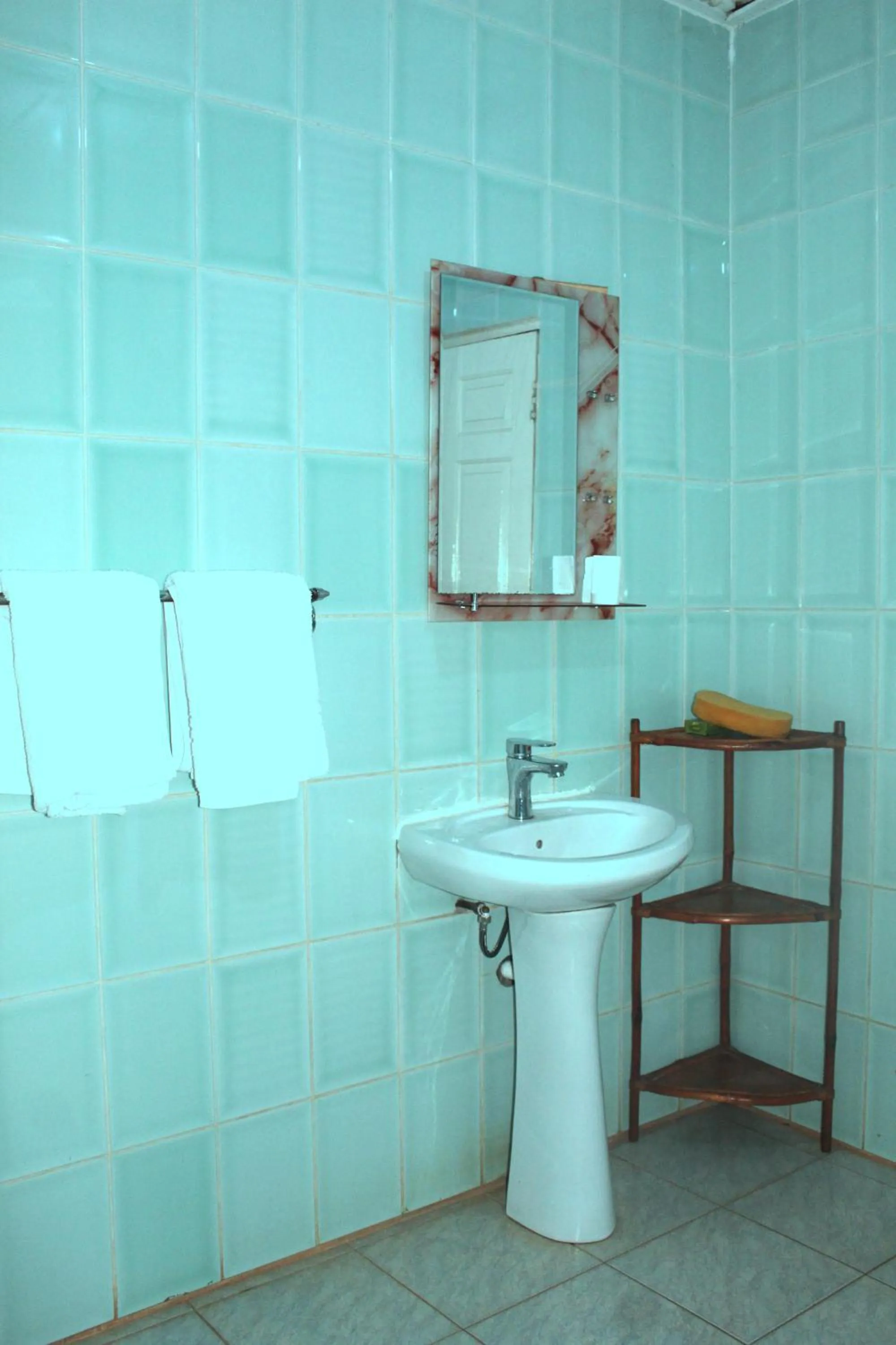 Bathroom in Harmony house apartments