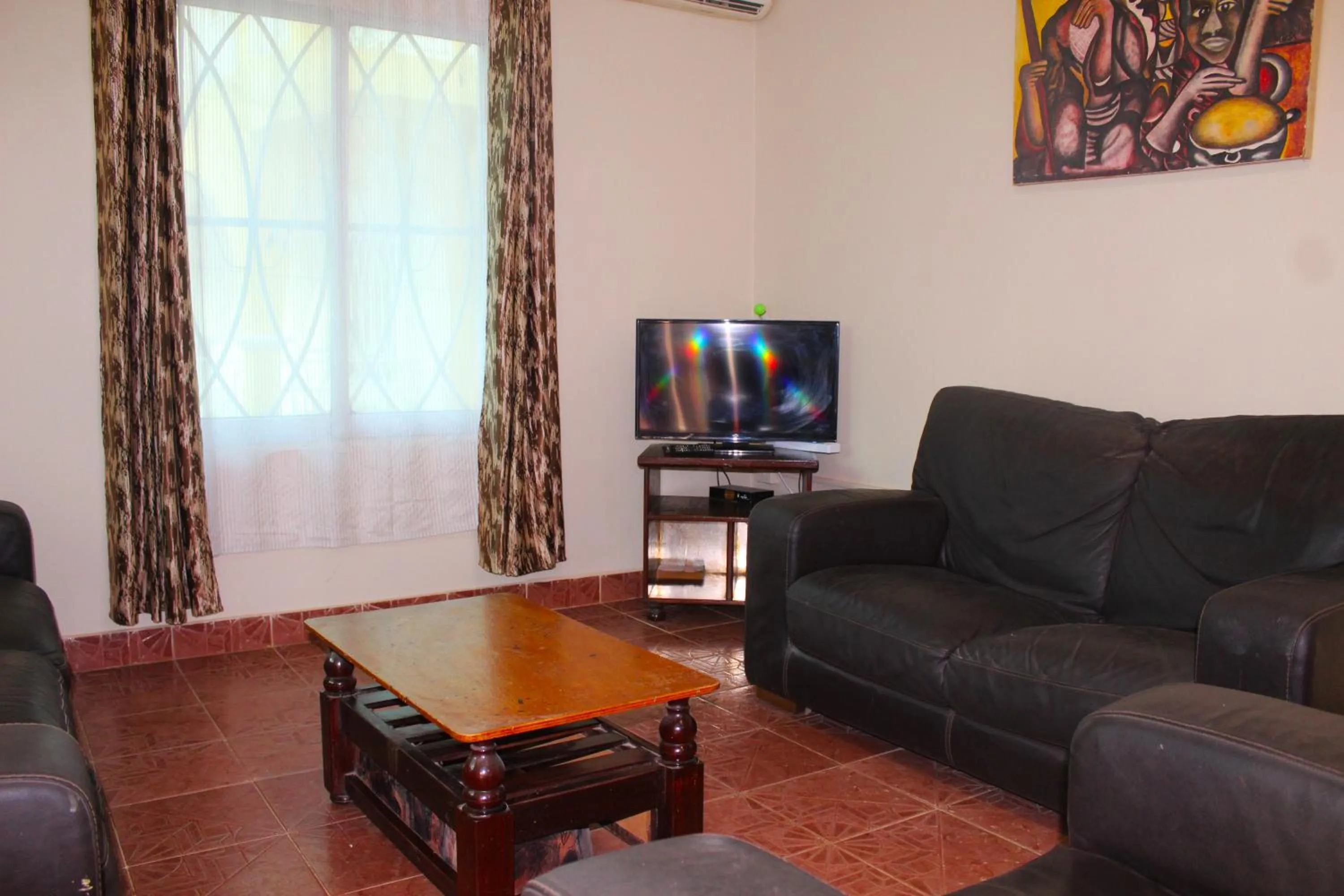 Seating area in Harmony house apartments