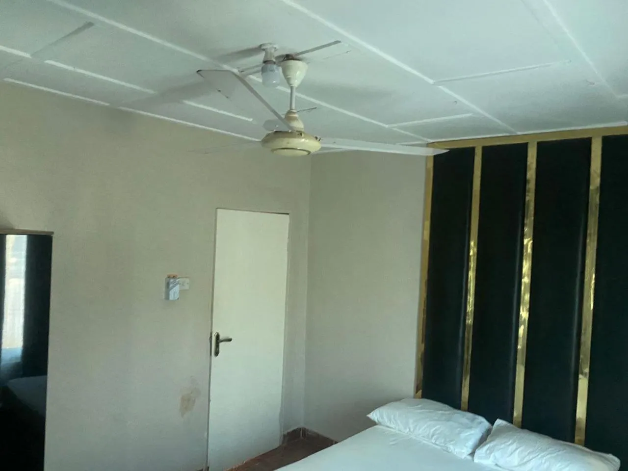 Bedroom, Bed in Harmony house apartments