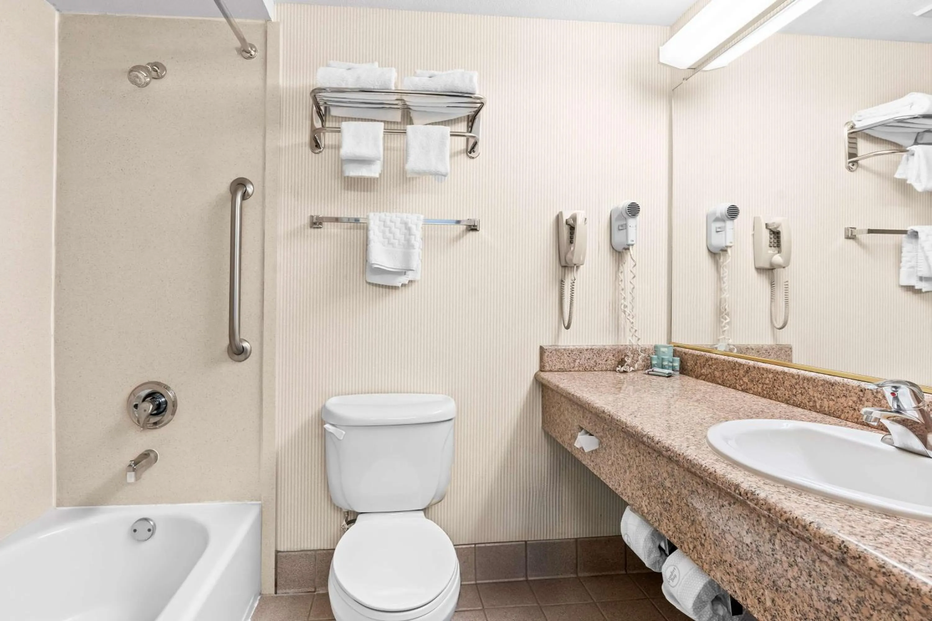 Bathroom in SureStay Hotel by Best Western Castro Valley