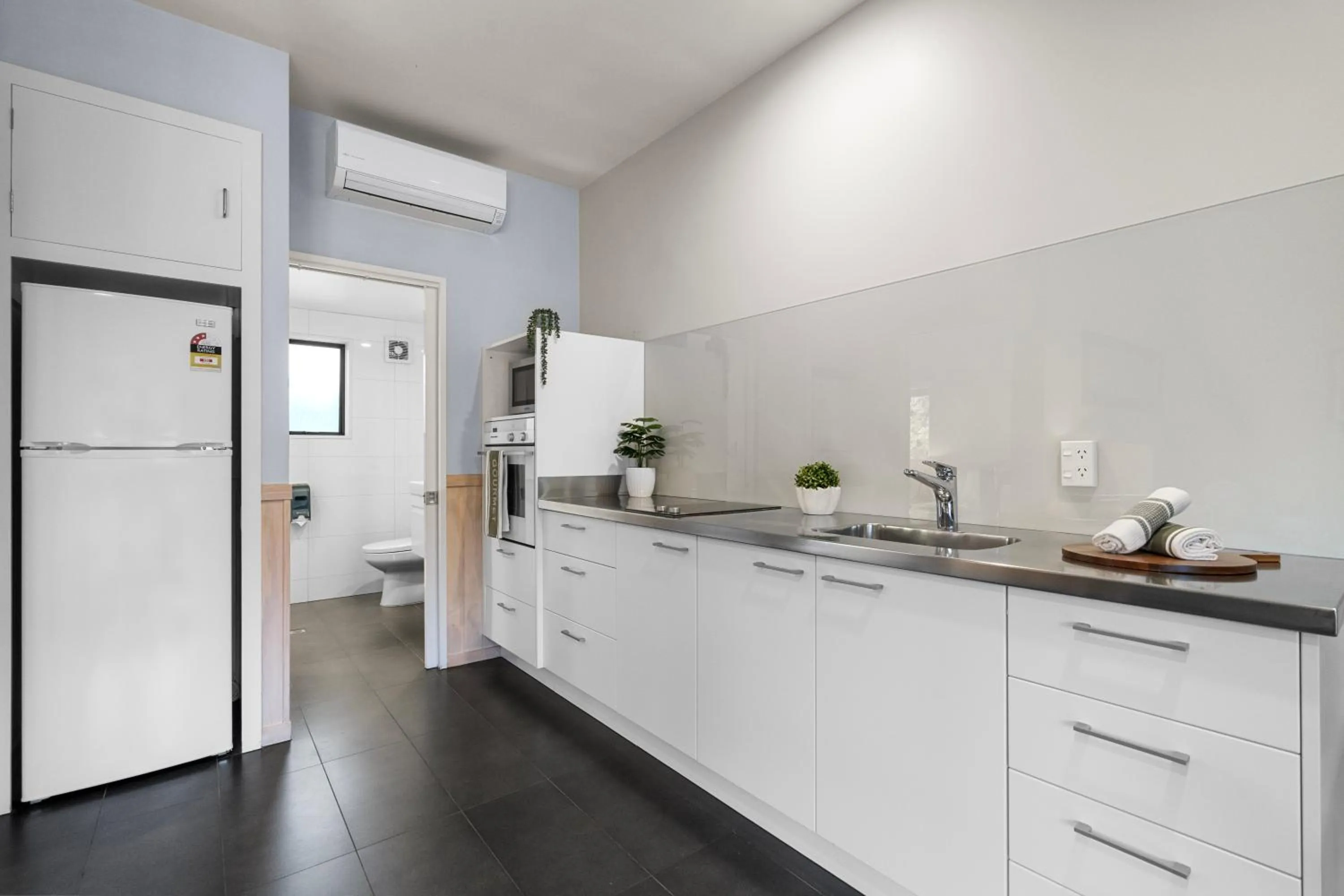 Kitchen or kitchenette in Tasman Holiday Parks - Christchurch