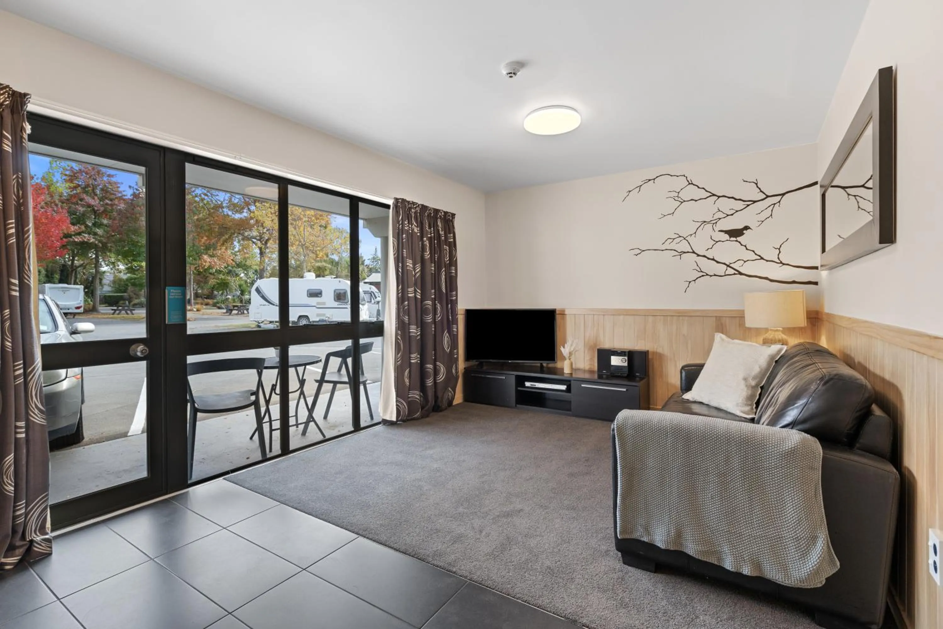 Living room in Tasman Holiday Parks - Christchurch