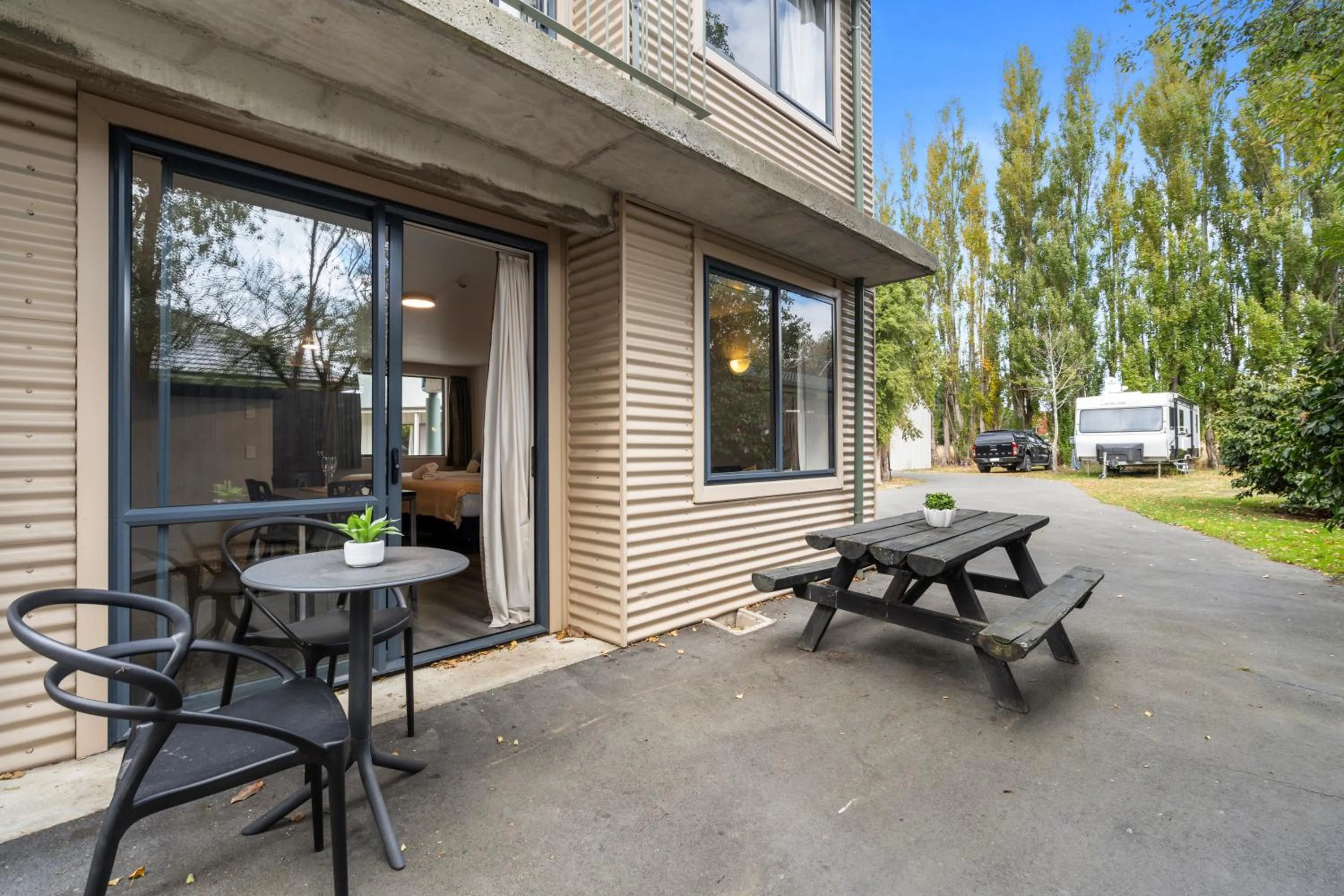 Patio in Tasman Holiday Parks - Christchurch