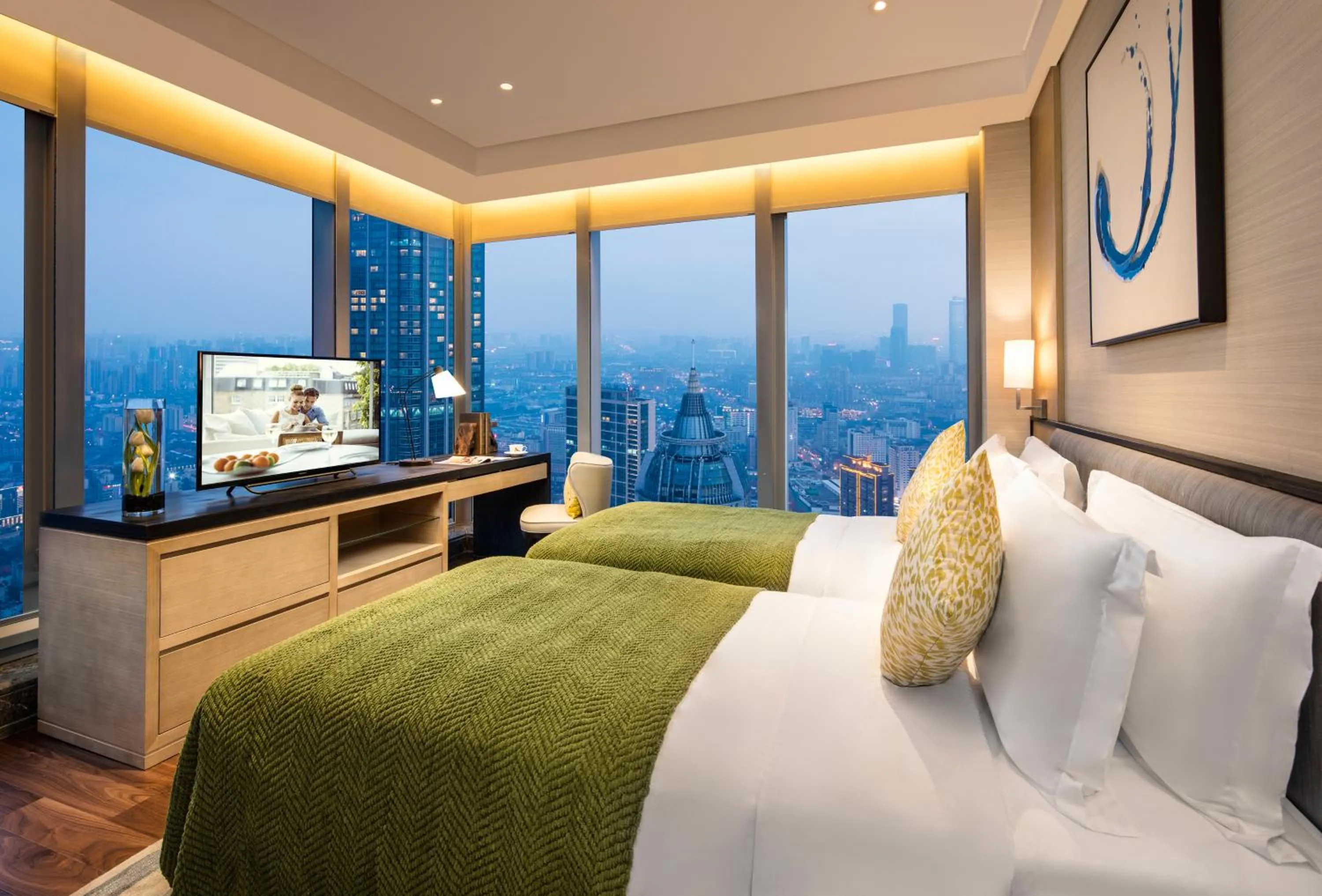 Bedroom, Bed in Ascott Central Wuxi