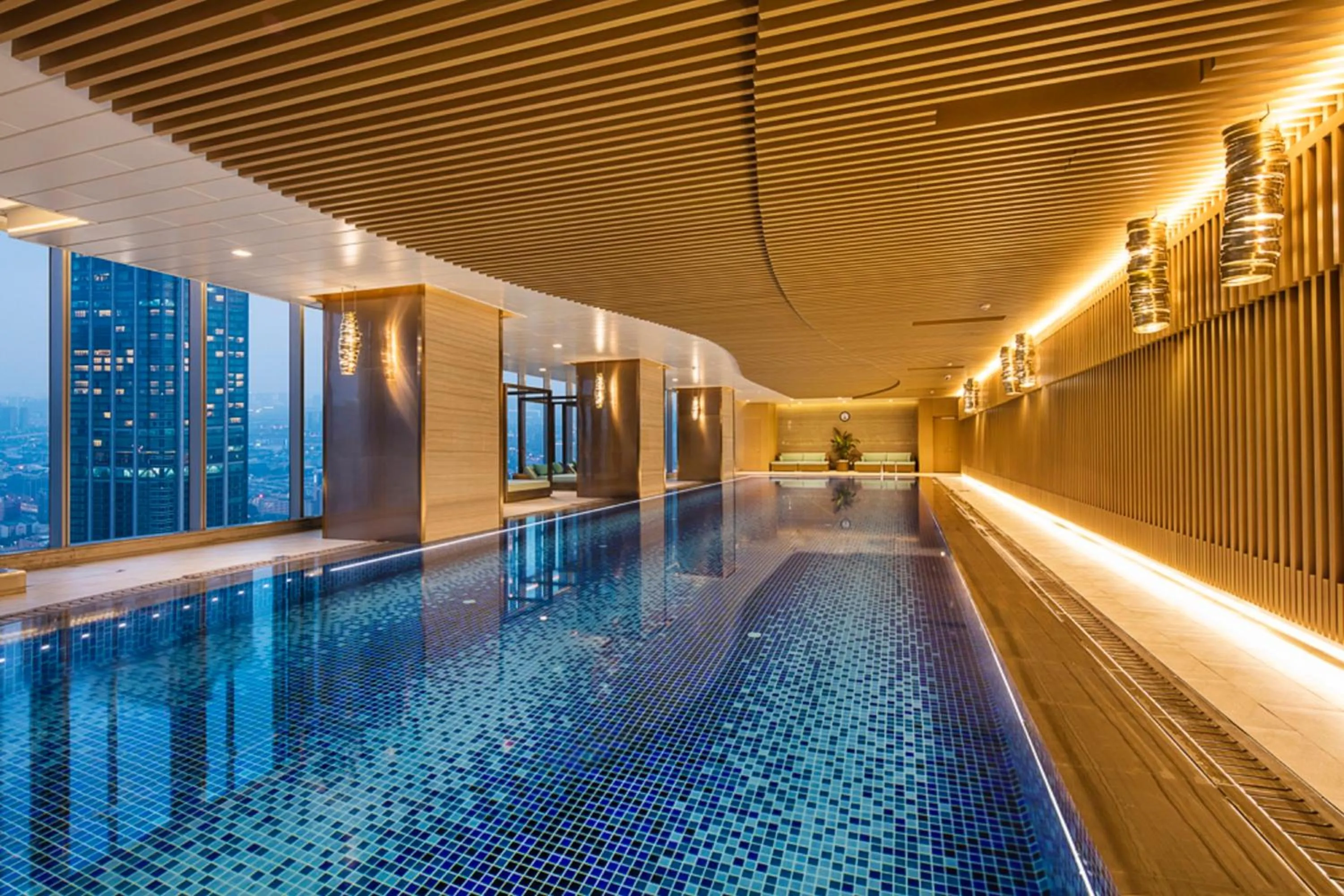 Swimming pool in Ascott Central Wuxi