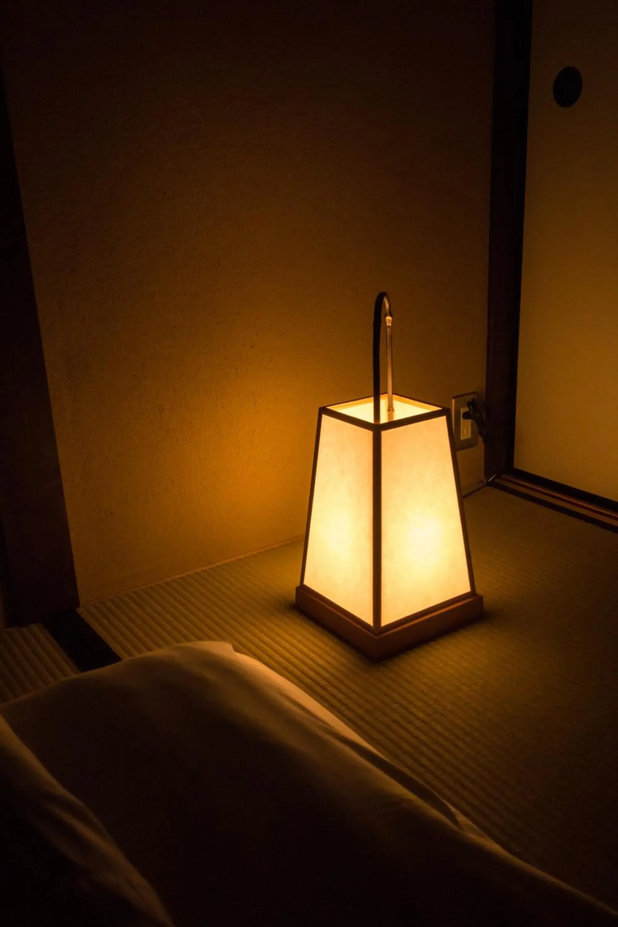 Decorative detail, Bed in Rinn Rokujo Machiya Decorative detail, Bed in Rinn Rokujo Machiya