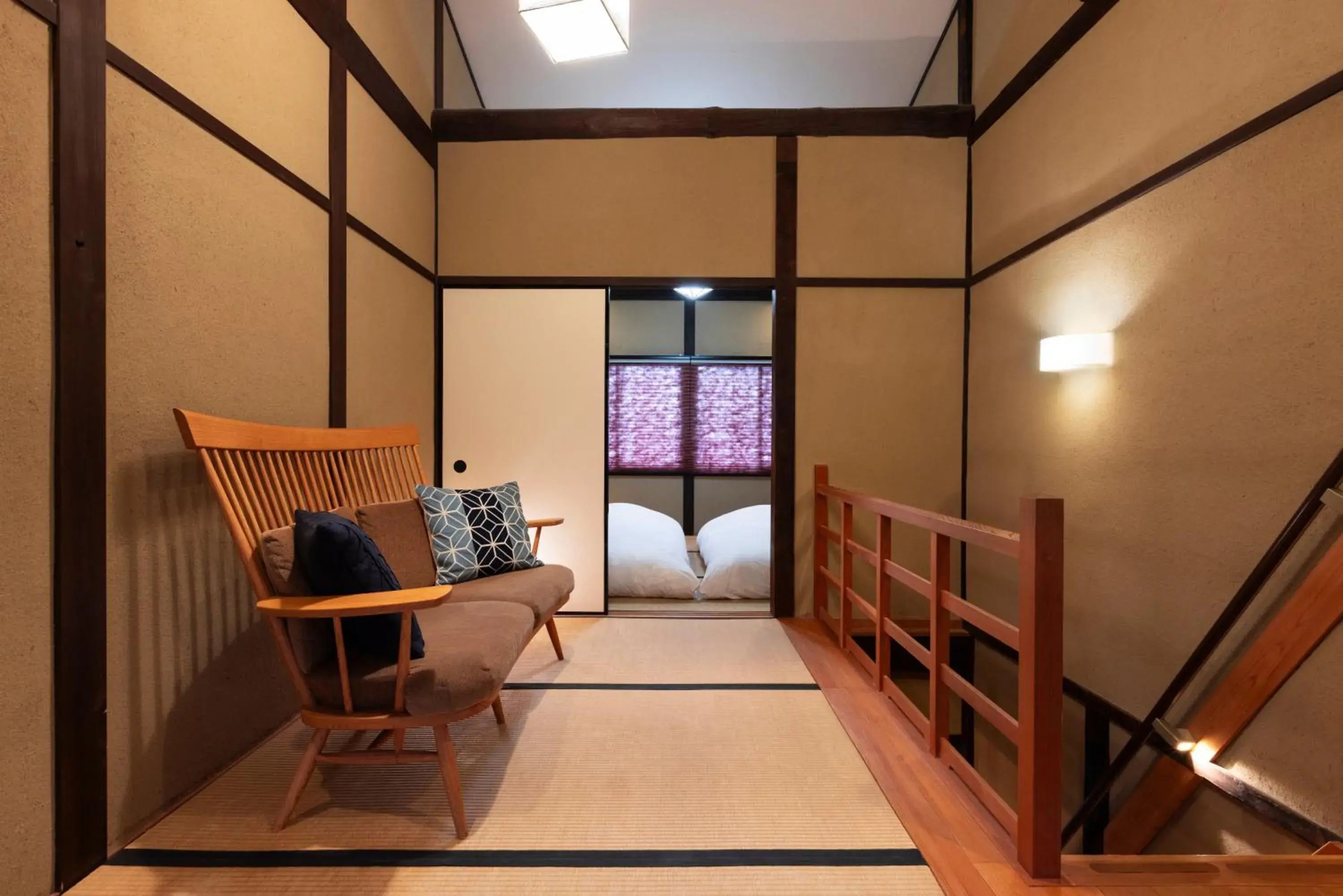 Photo of the whole room, Bed in Rinn Rokujo Machiya Photo of the whole room, Bed in Rinn Rokujo Machiya
