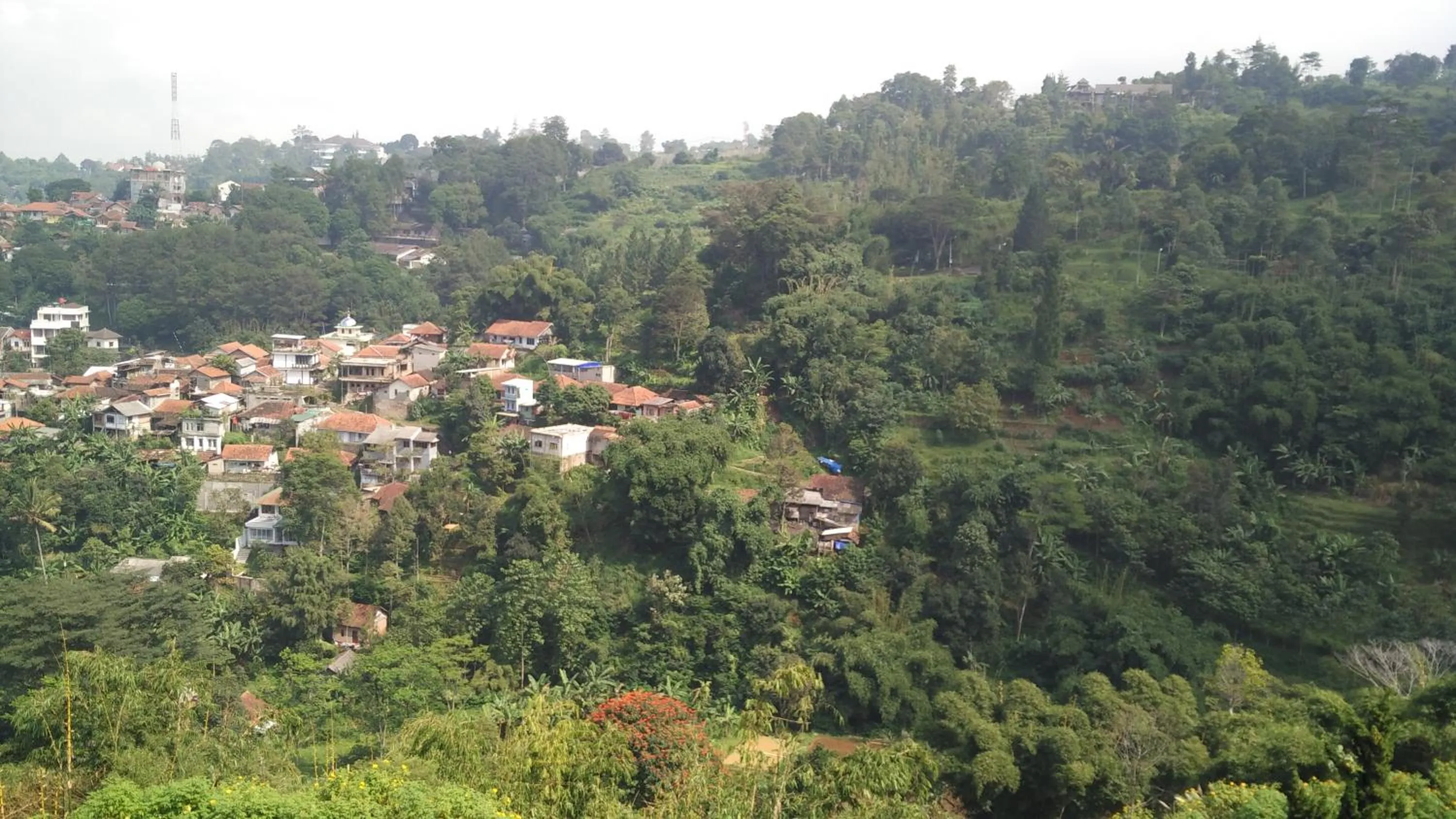 Mountain view in Villa Kencana Syariah