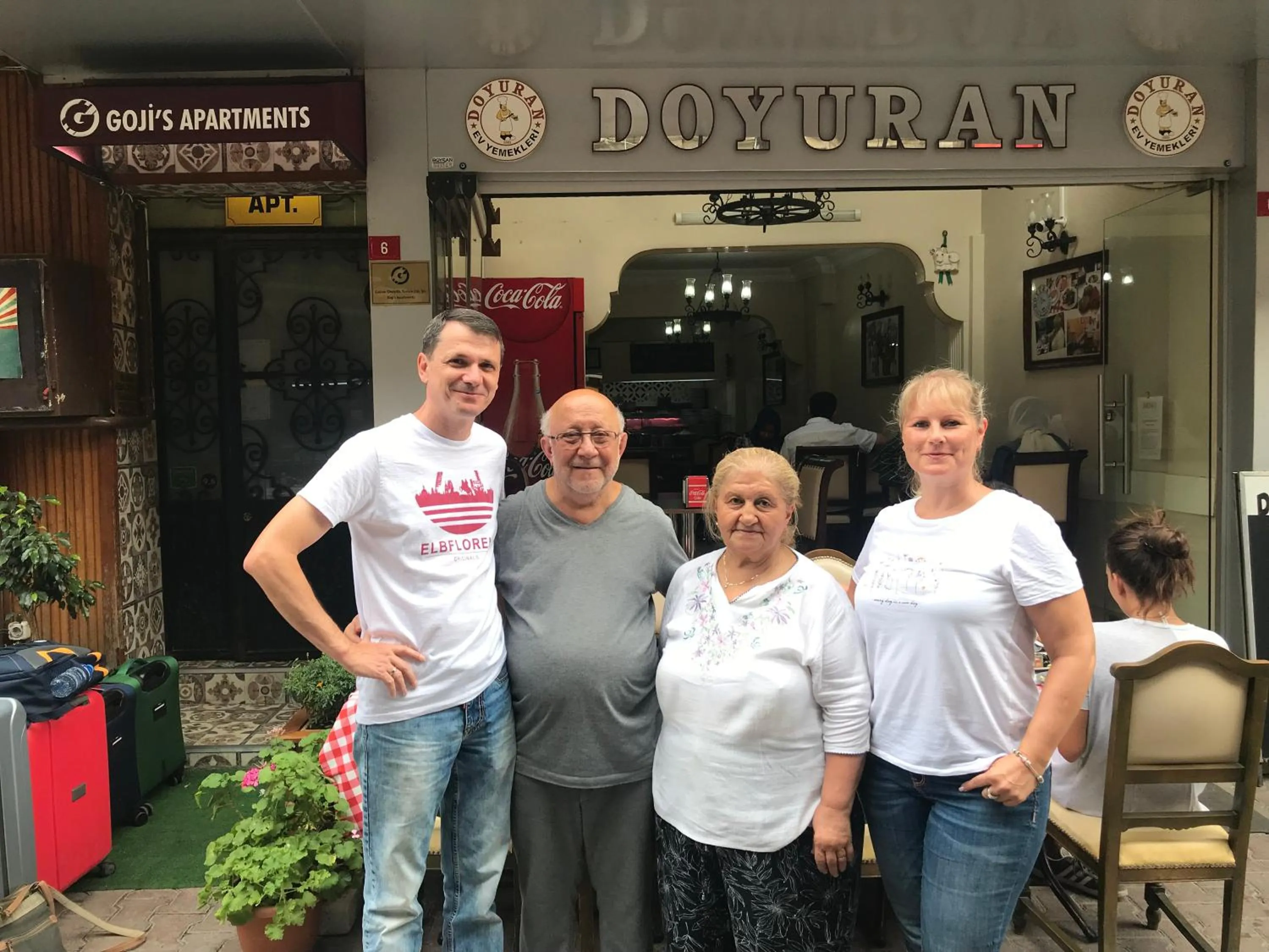 Guests in Goji's Apartments