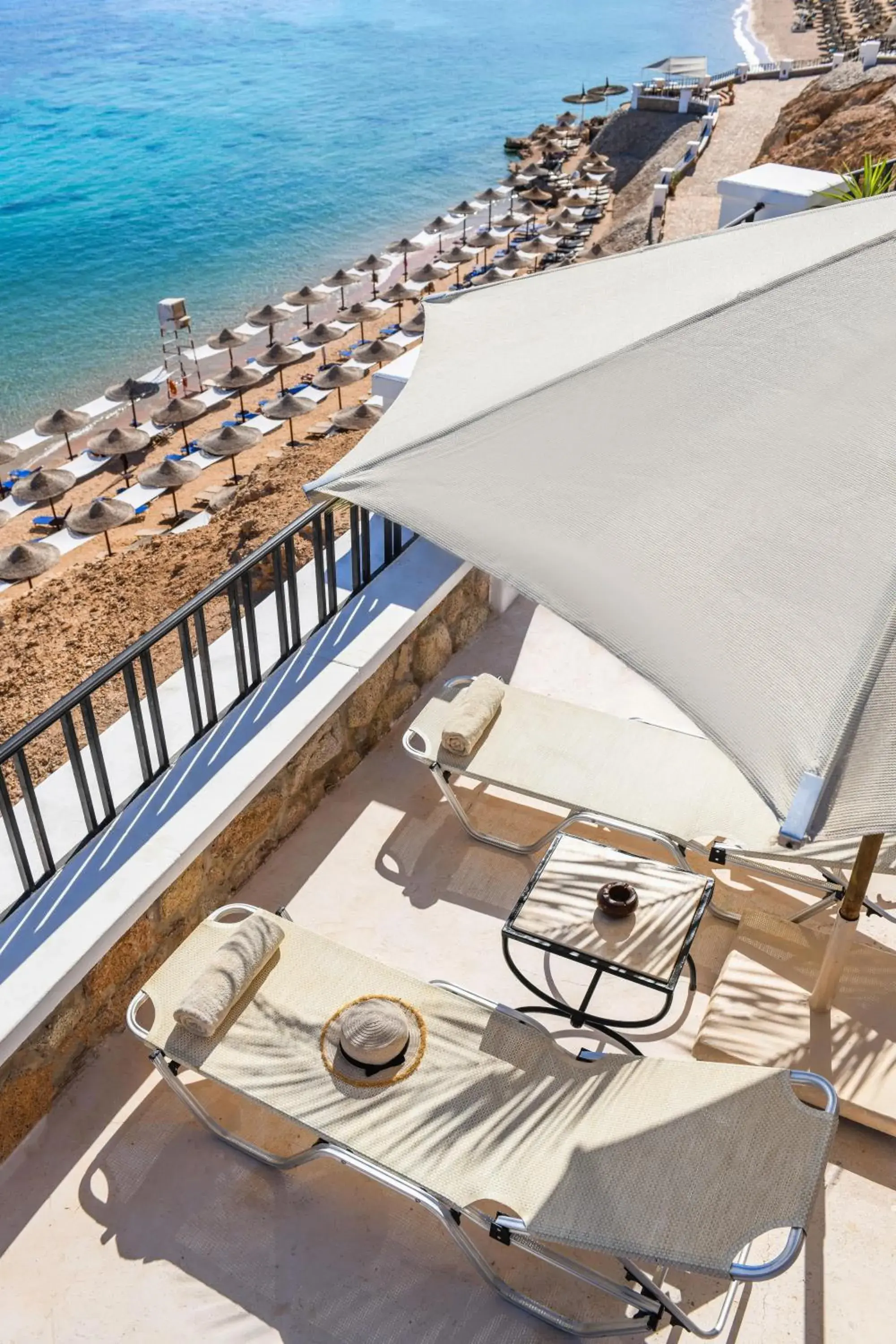 Balcony/Terrace in JAZ Fanara Resort Balcony/Terrace in JAZ Fanara Resort