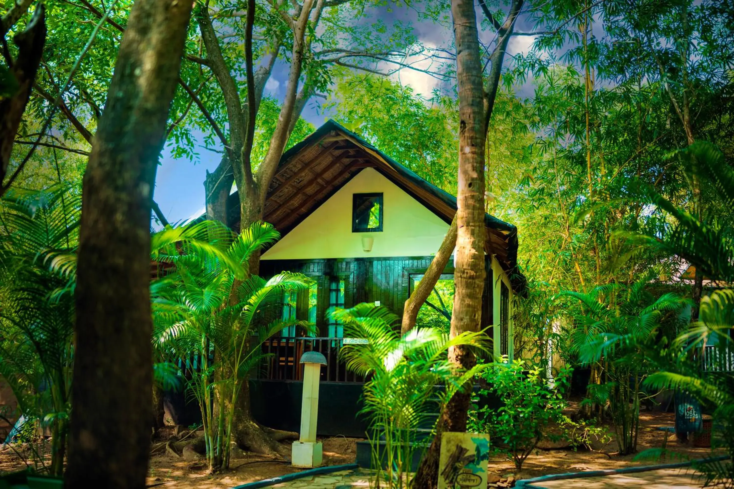 Property building in La La Land Resort Goa Property building in La La Land Resort Goa