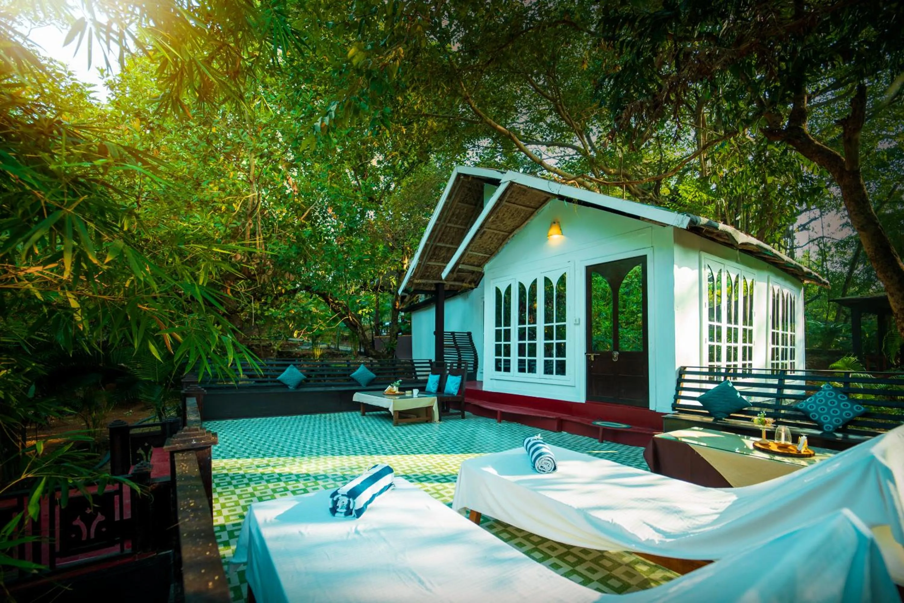 Balcony/Terrace in La La Land Resort Goa