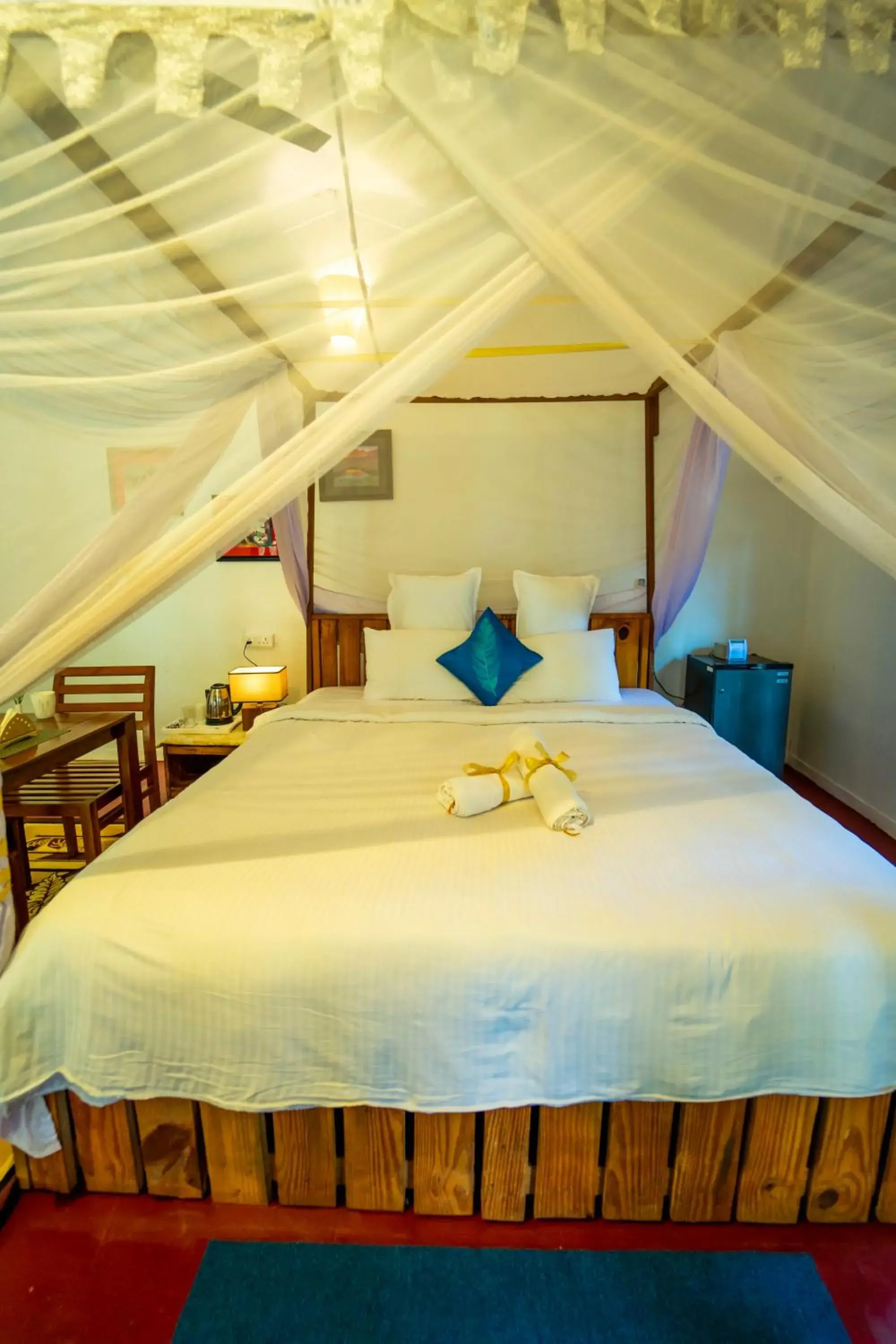 Bed in La La Land Resort Goa Bed in La La Land Resort Goa