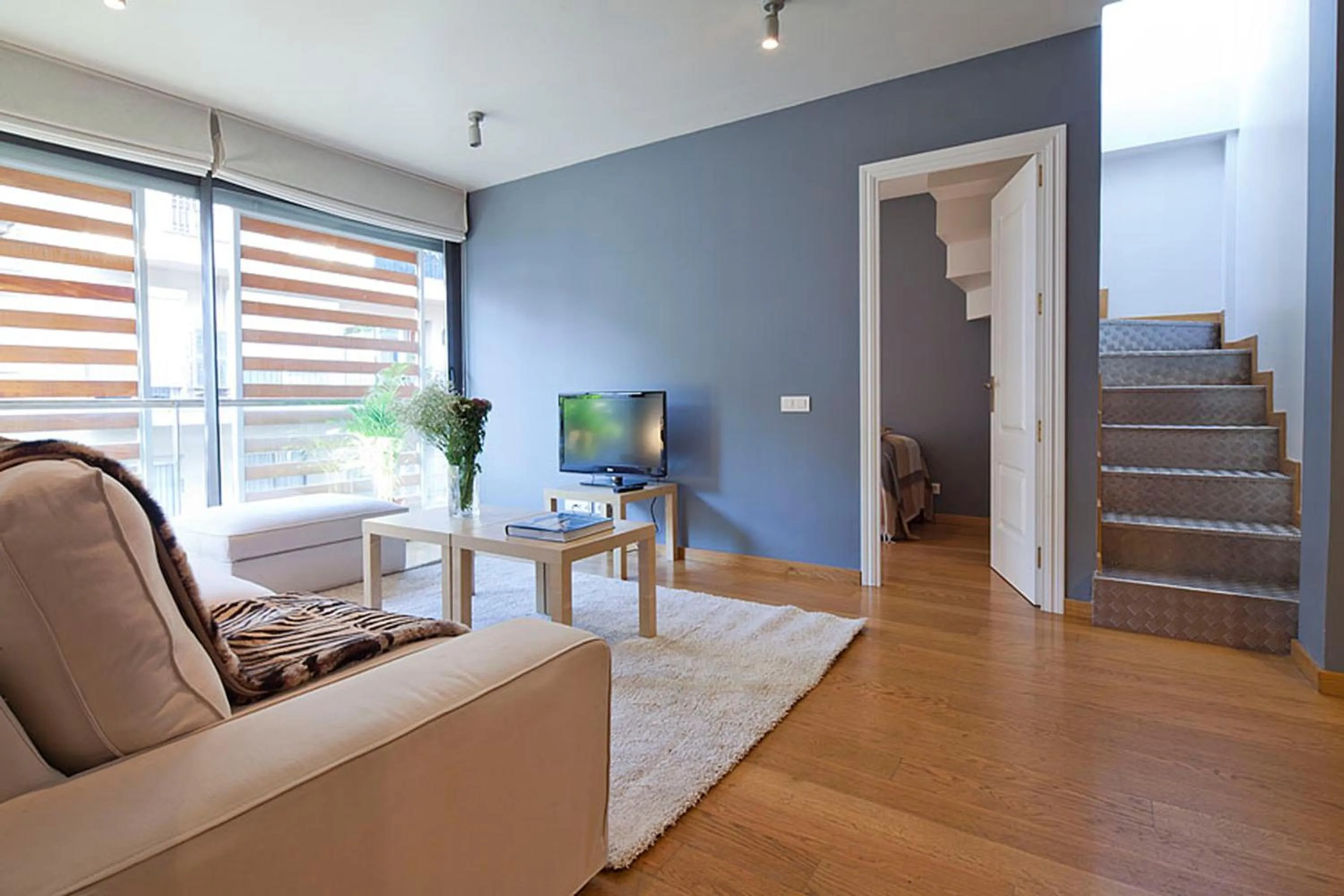 TV and multimedia in Attic Apartment in Bonanova with Private Terrace