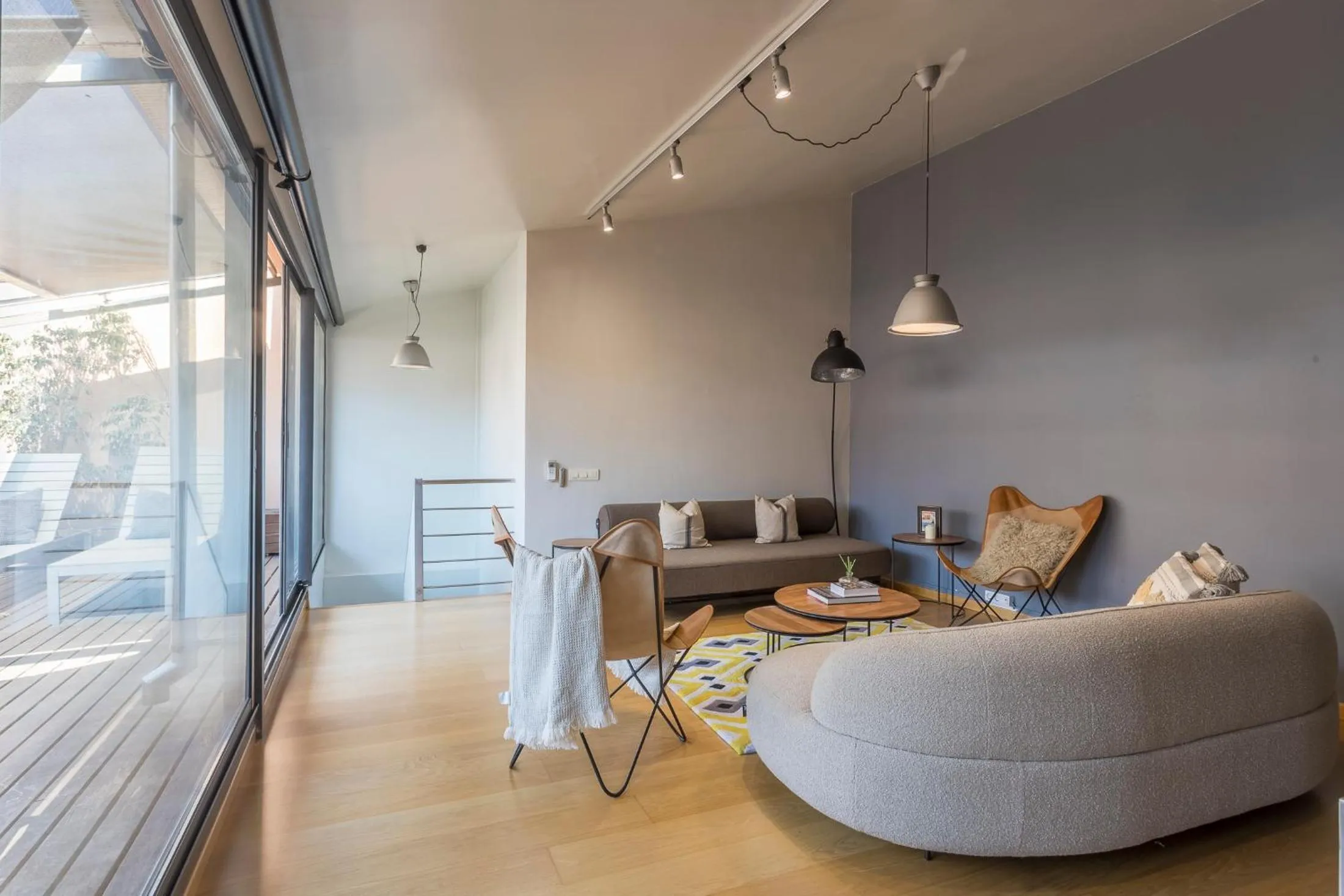 Living room in My Space Barcelona Penthouse Terrace