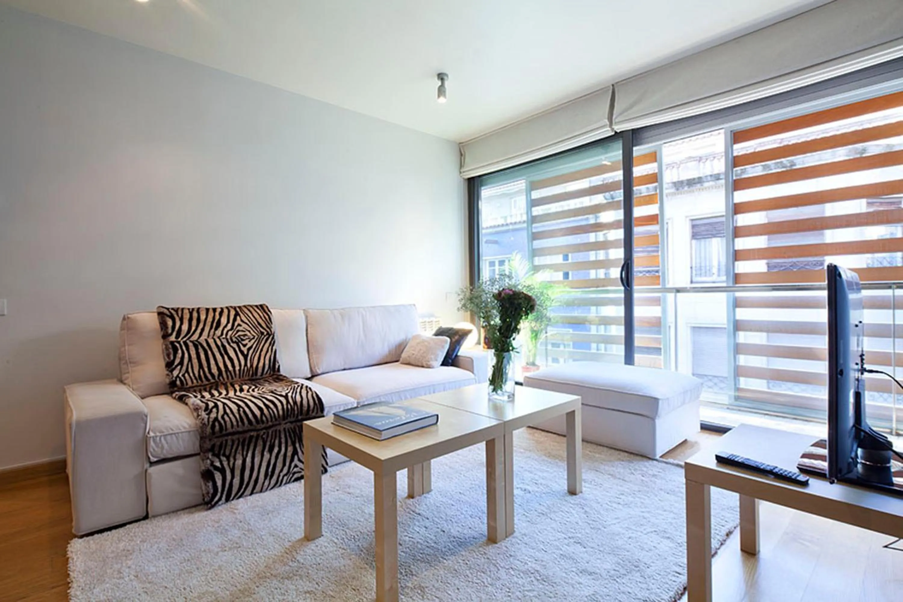 TV and multimedia in Attic Apartment in Bonanova with Private Terrace