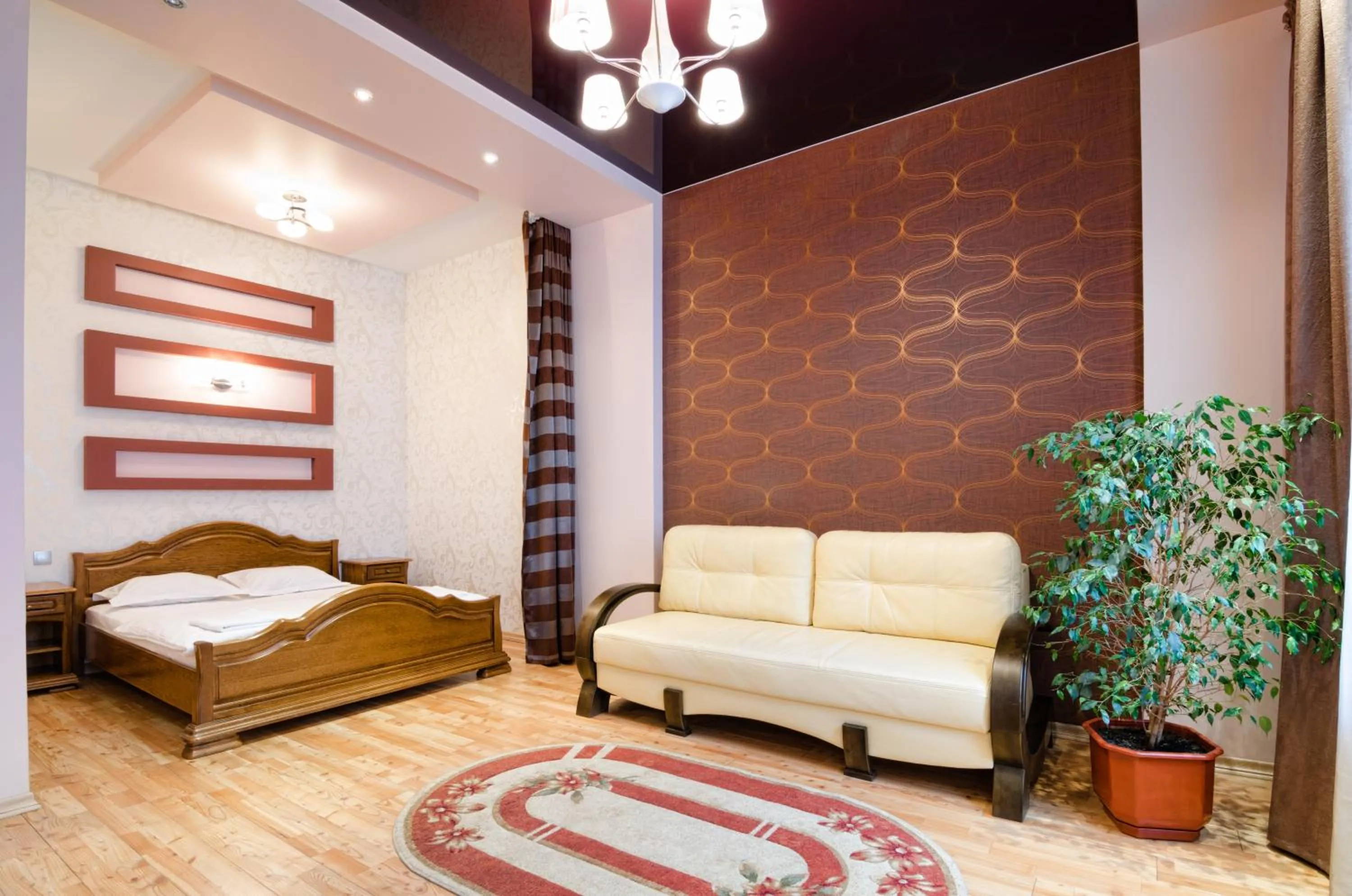 Bed in LEOGRAND Apartments on Doroshenka 34