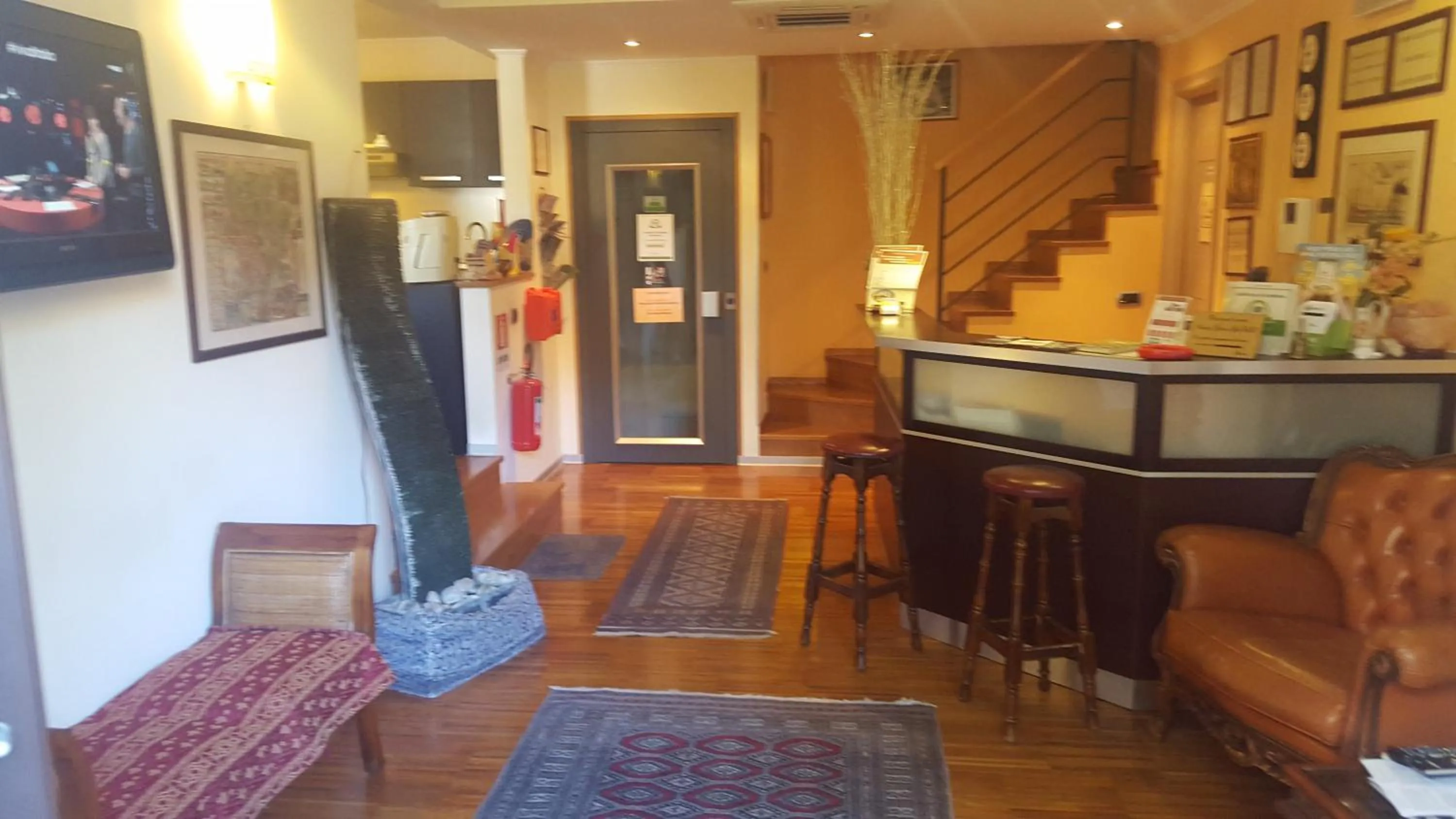 Lobby or reception in Aurelia Garden Gold B&B