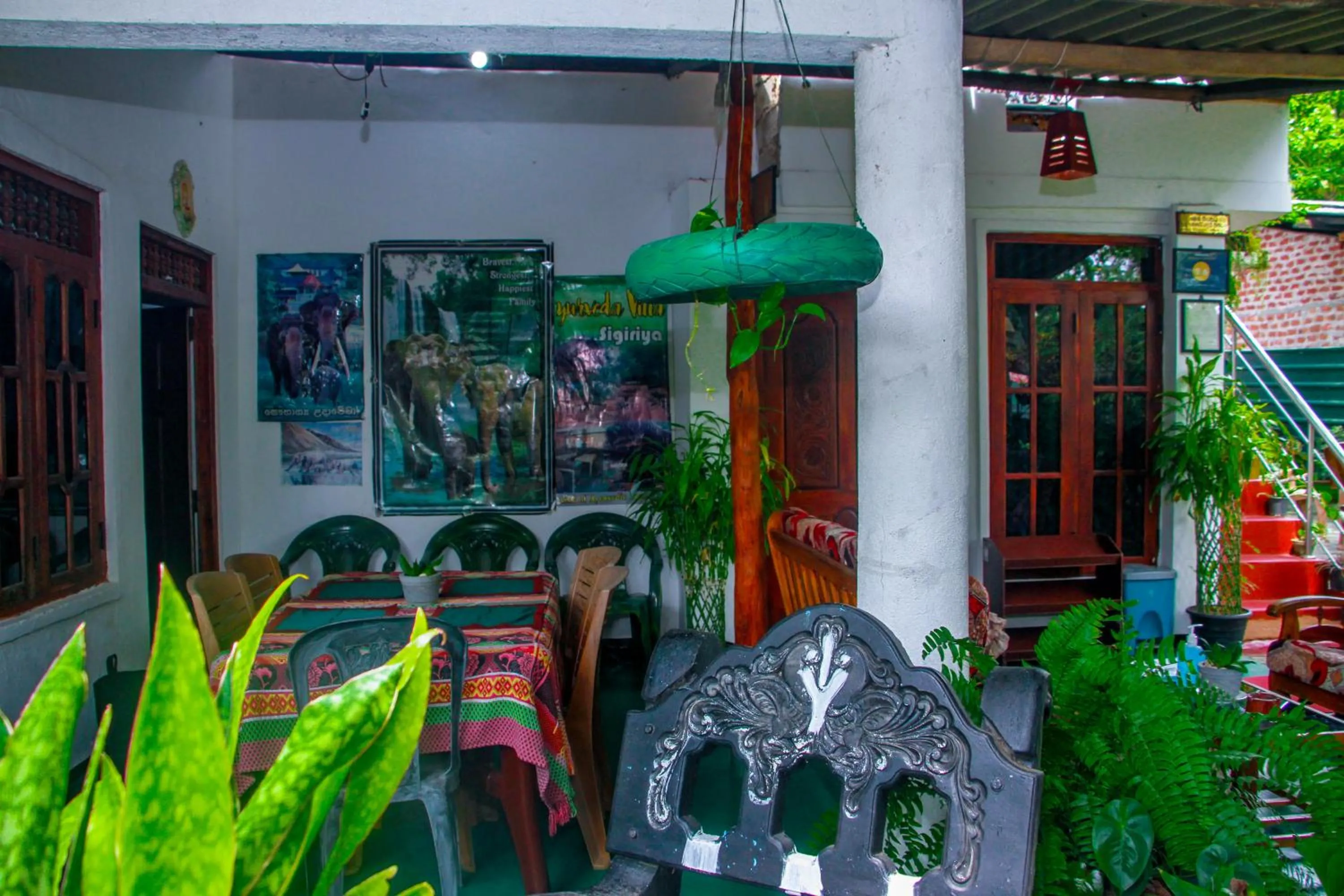 Living room in Sigiri Tarushan Home Stay