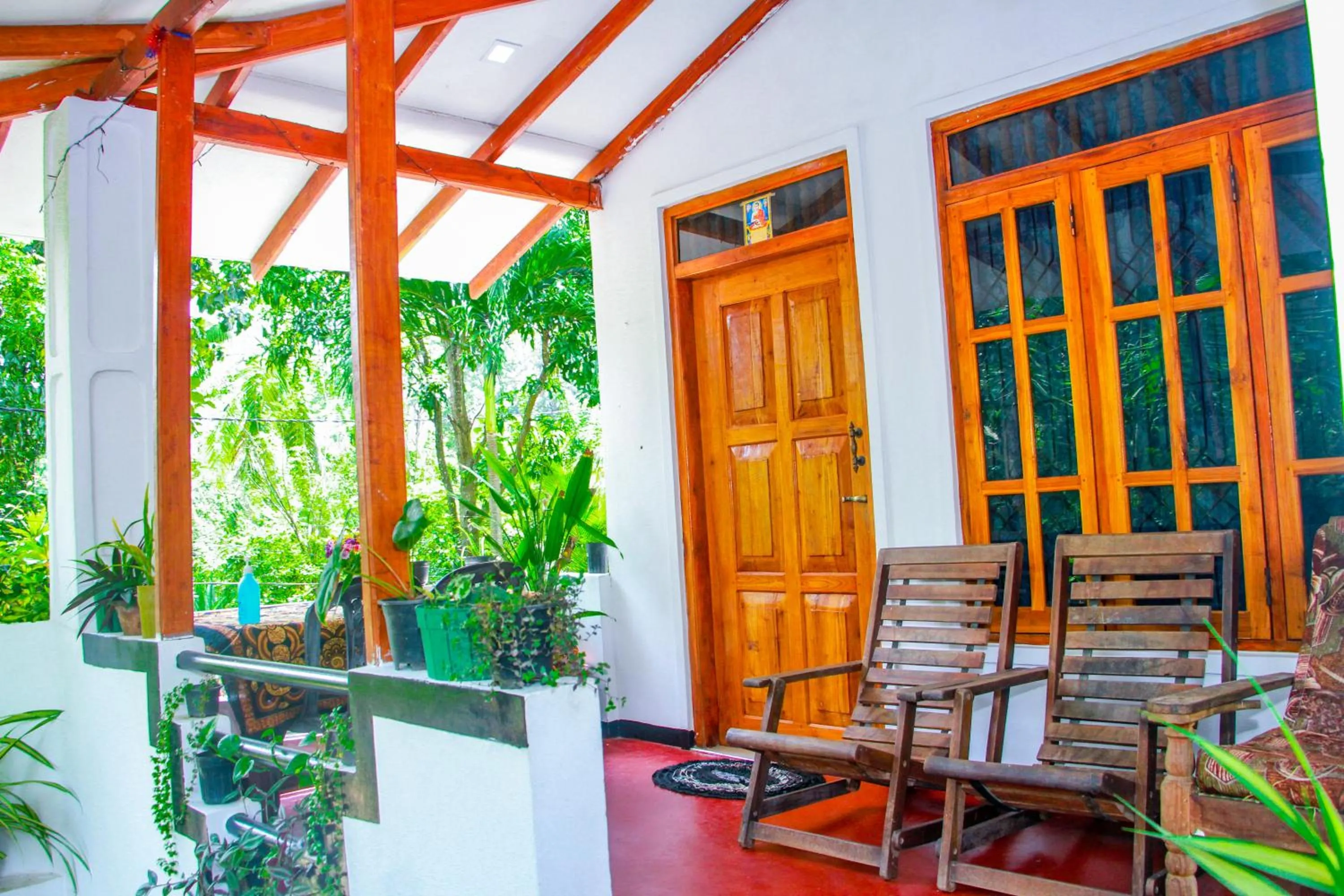 Seating area in Sigiri Tarushan Home Stay