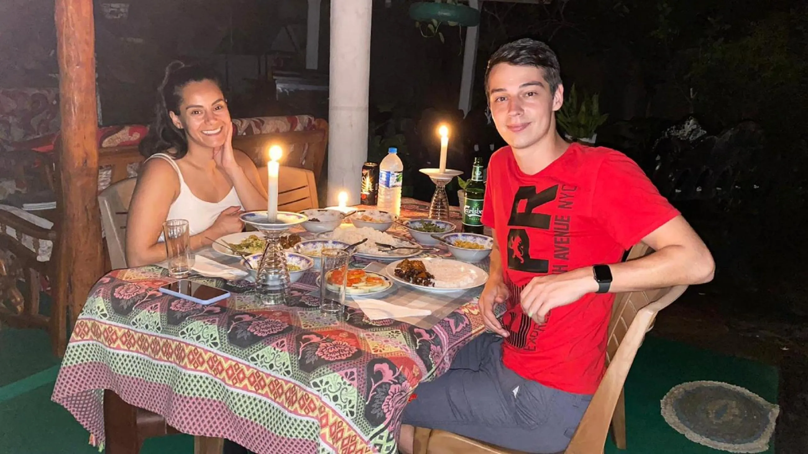Dinner in Sigiri Tarushan Home Stay