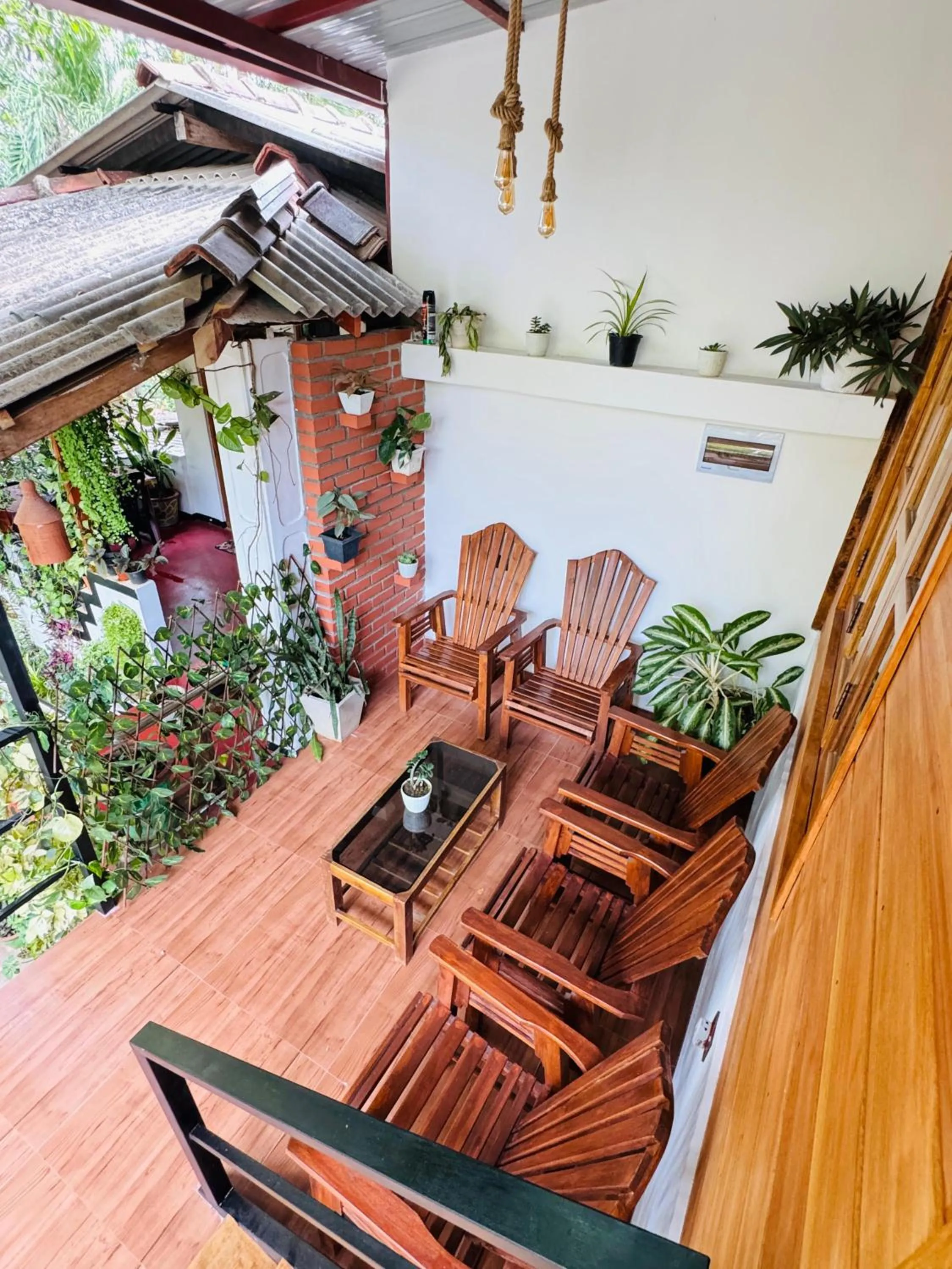 Seating area in Sigiri Tarushan Home Stay