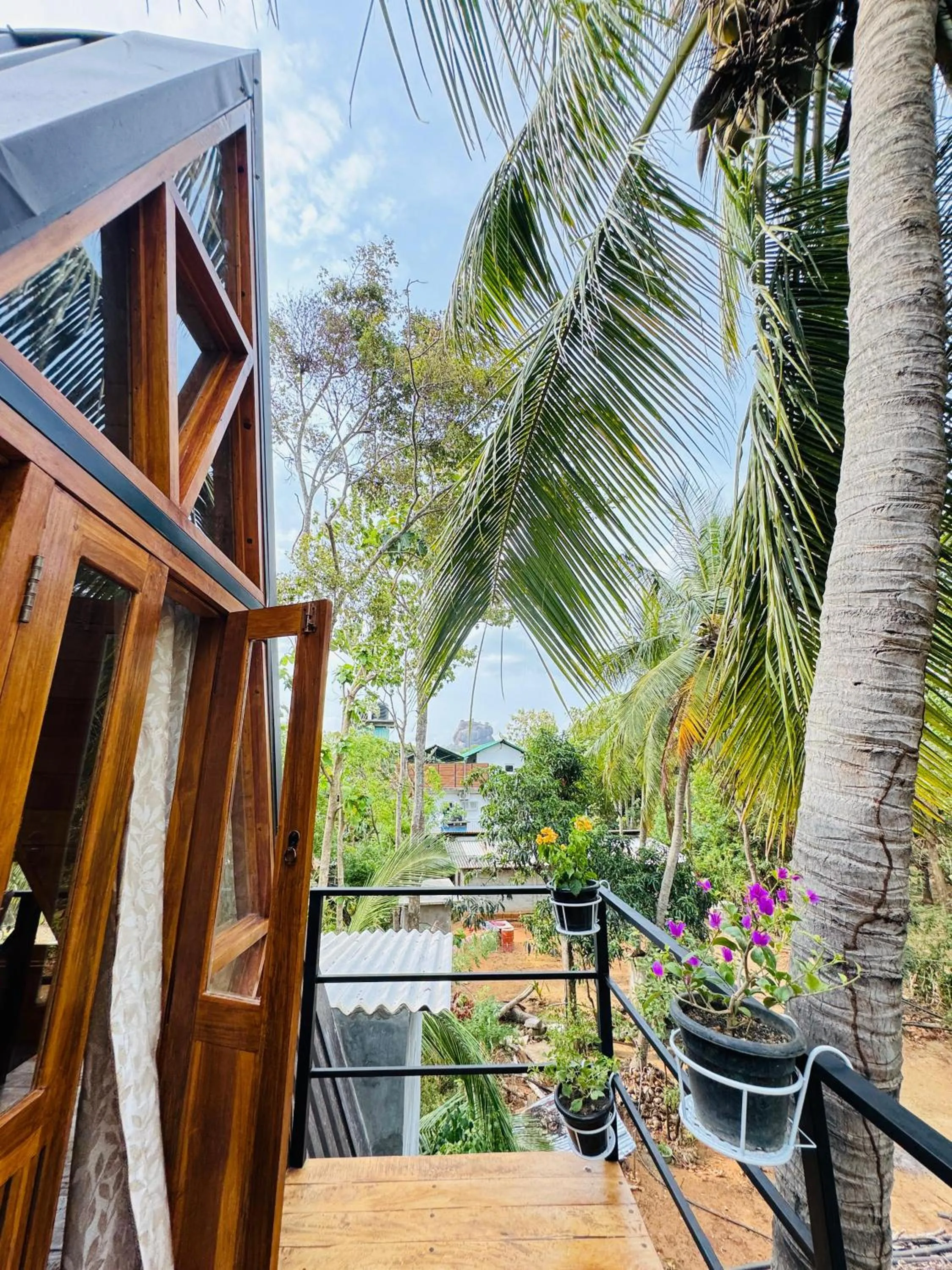 Balcony/Terrace in Sigiri Tarushan Home Stay