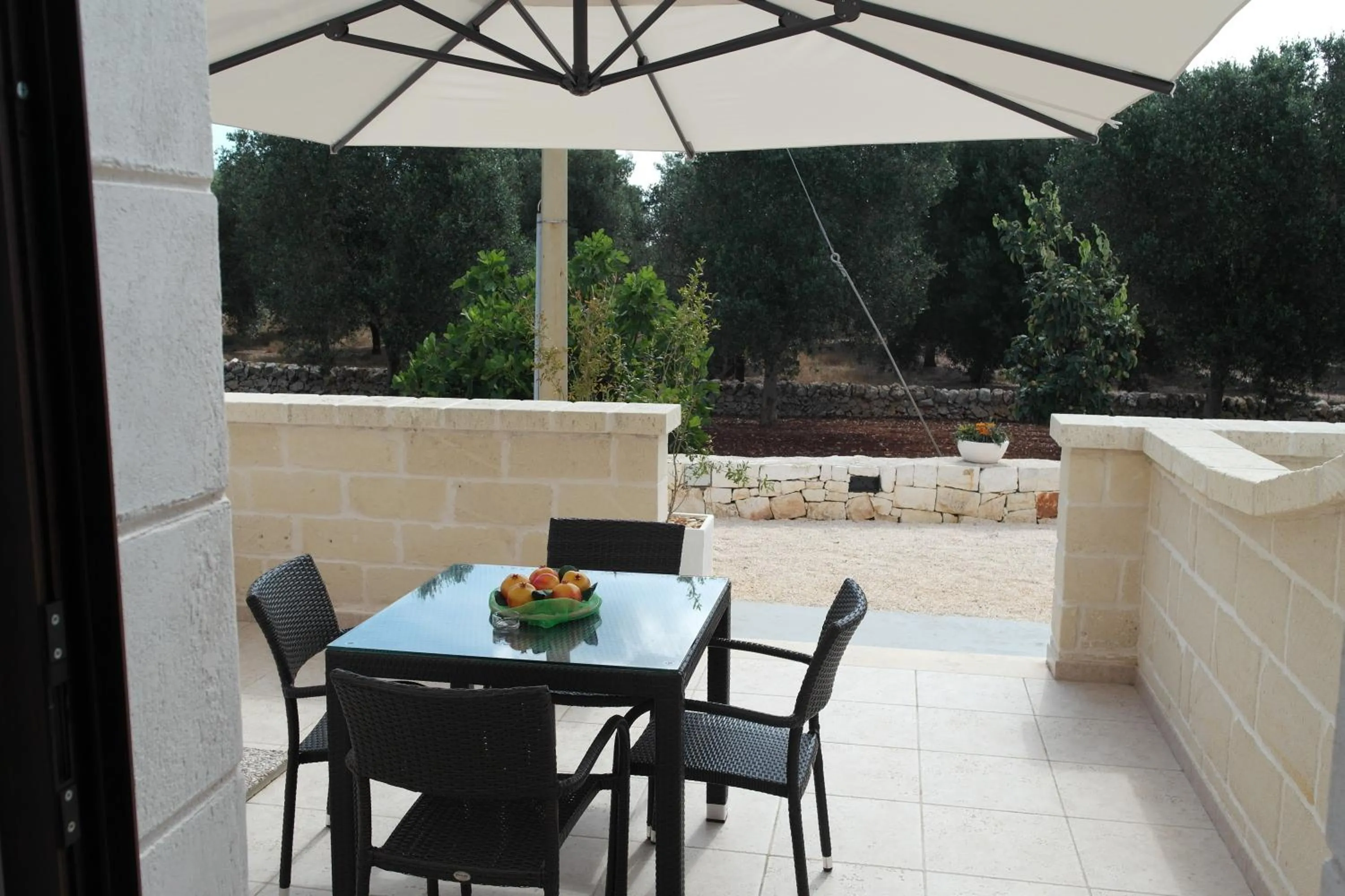 Patio in B&B Demetra