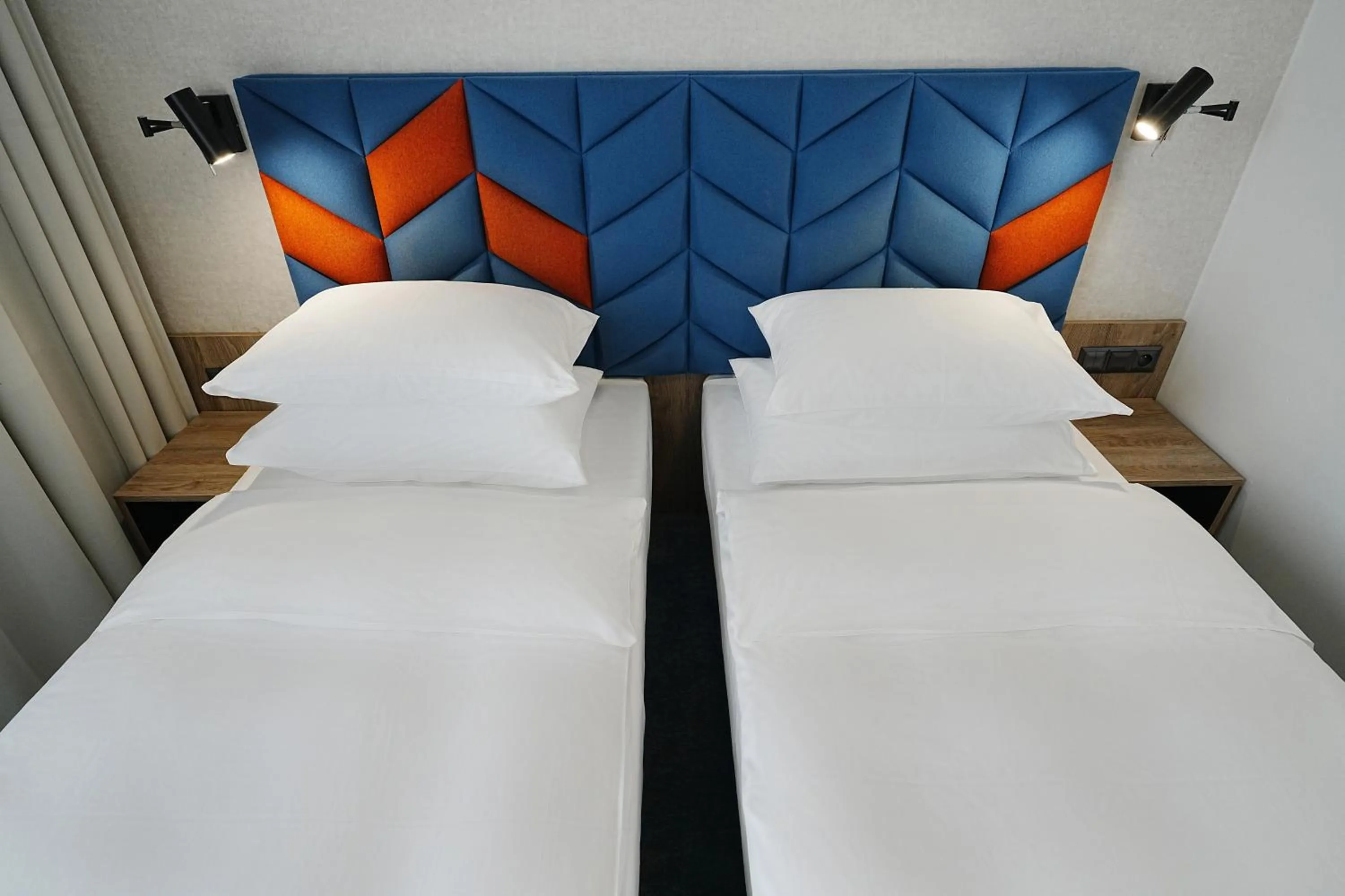 Bed in Hotel Faros Gdansk Airport